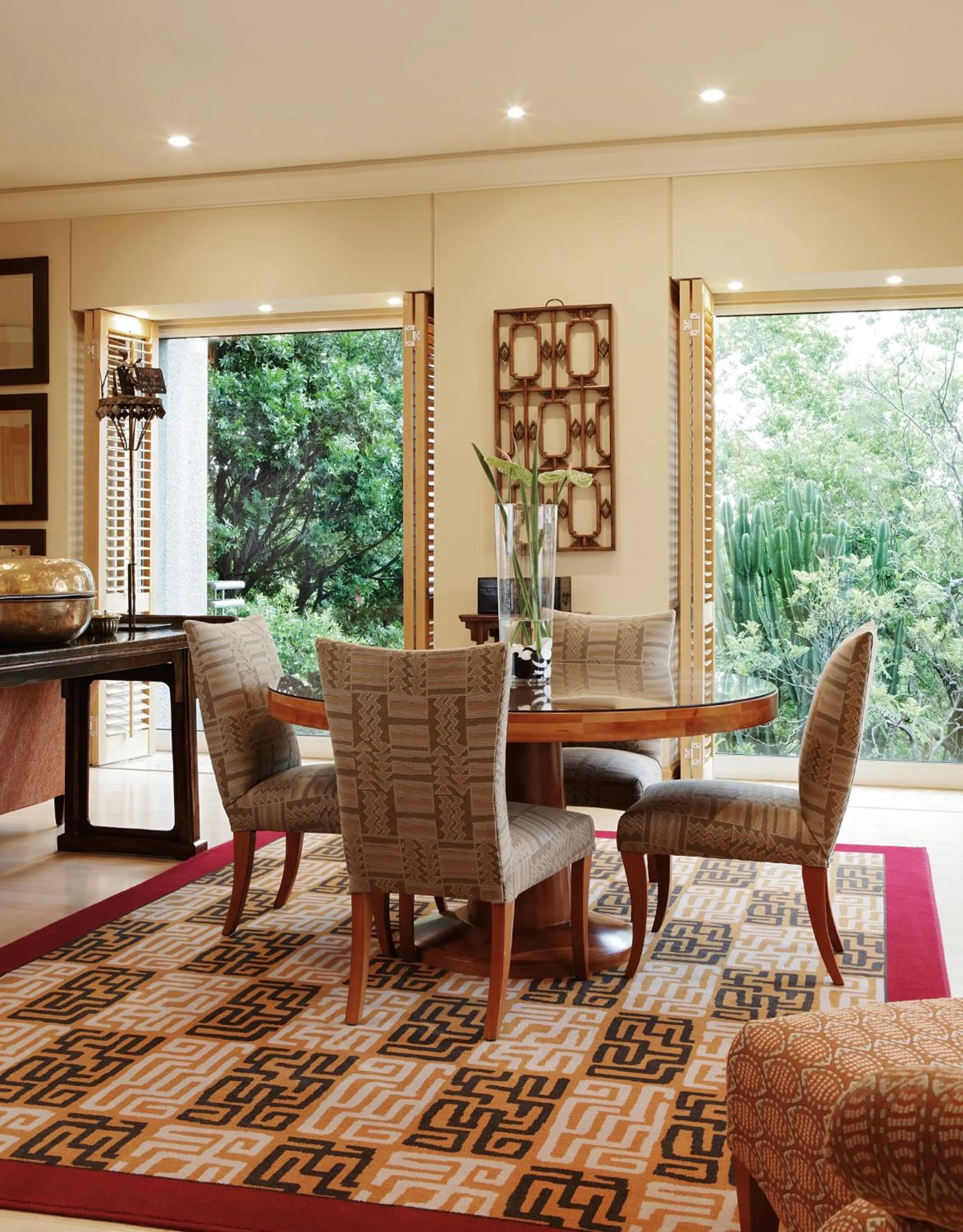 Seating area in Saxon Hotel, Villas & Spa