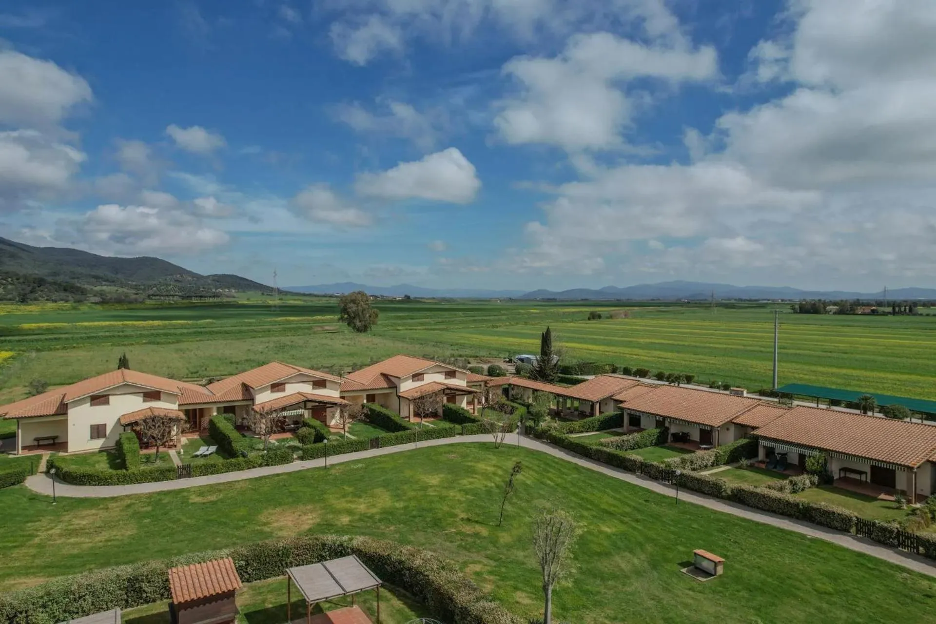 Bird's eye view in Residence Cernaia - Private Cottage