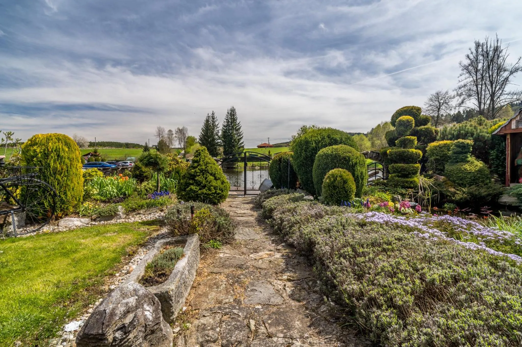 Garden in Pension Regina