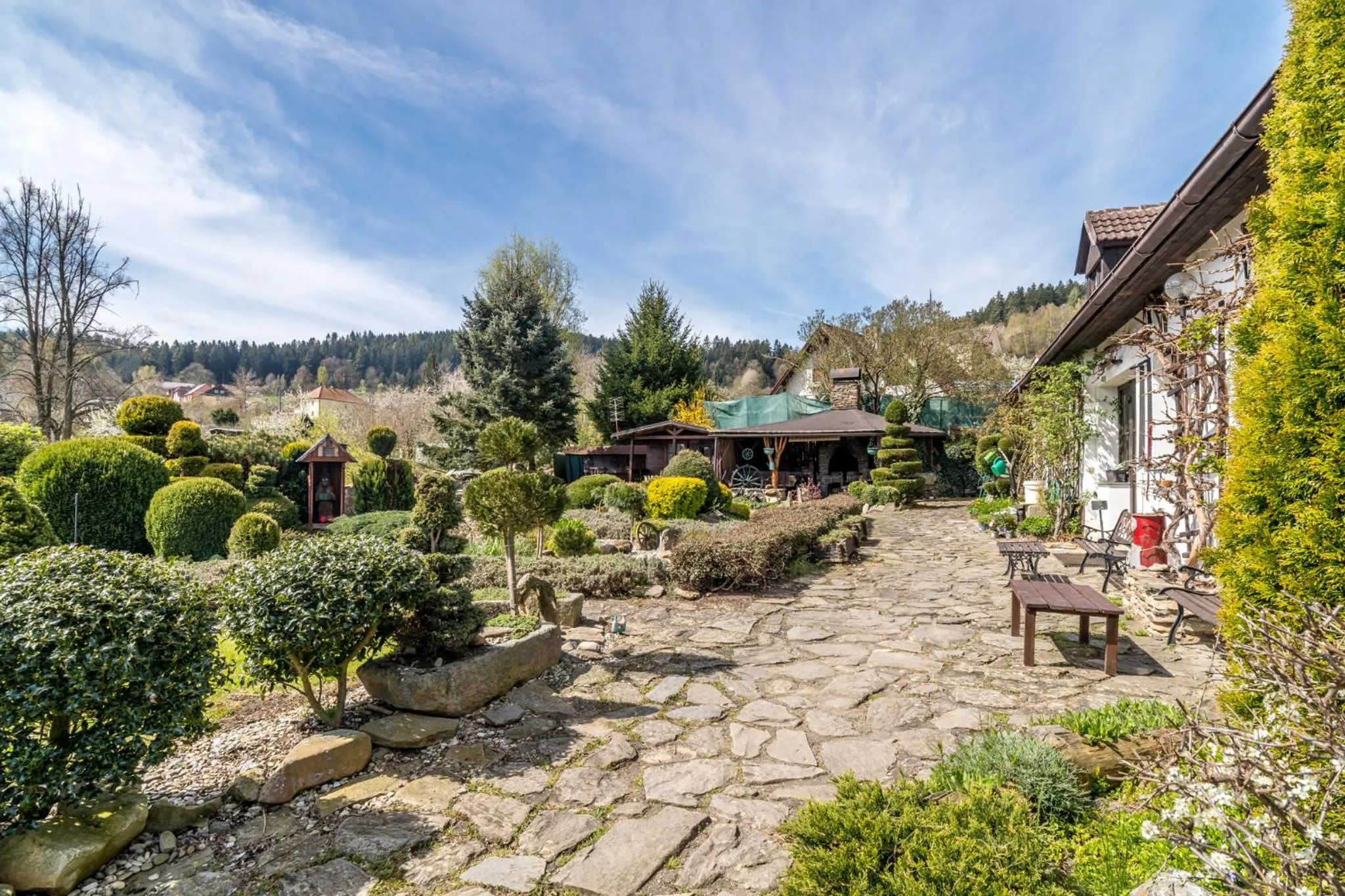 Garden in Pension Regina