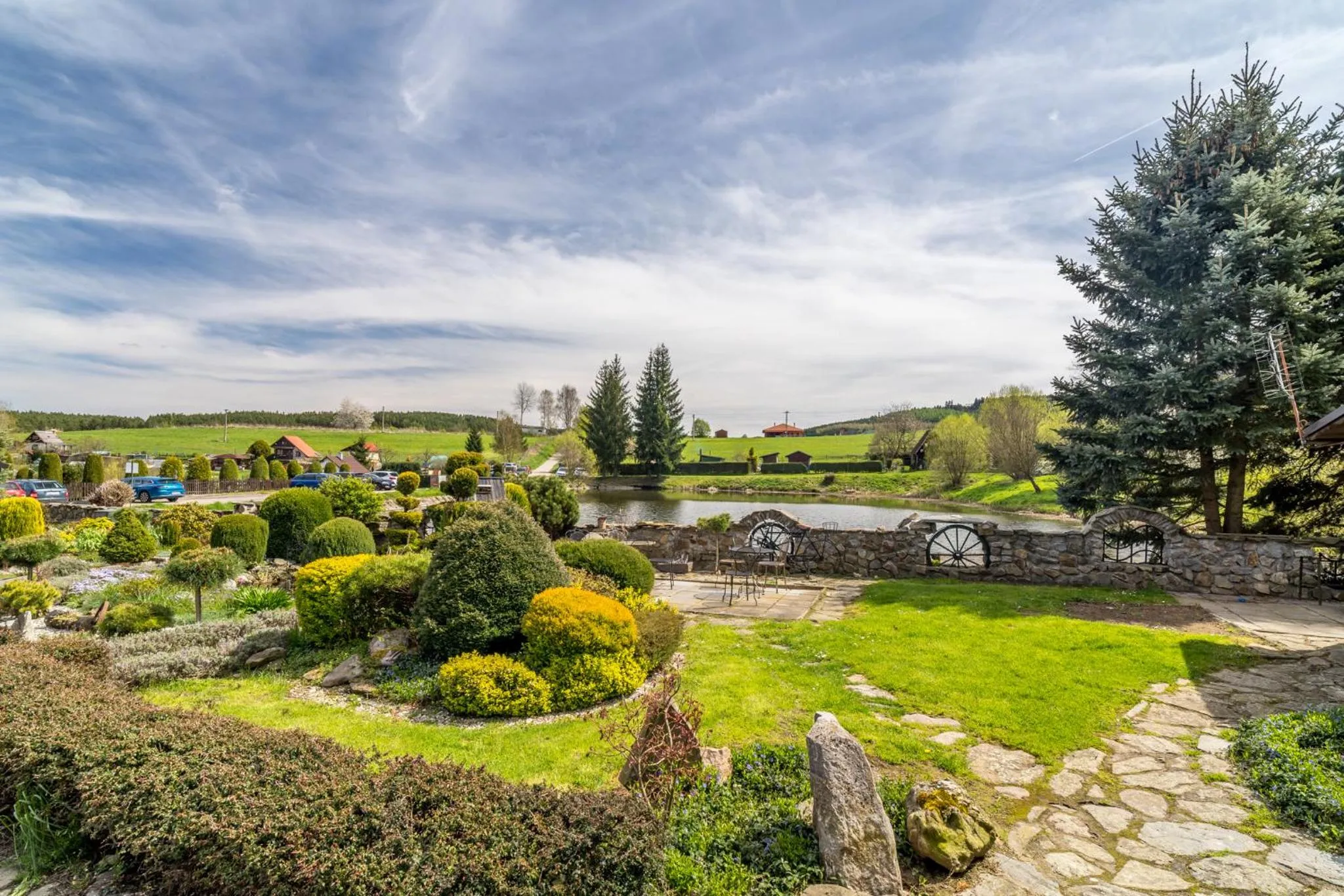 Garden in Pension Regina