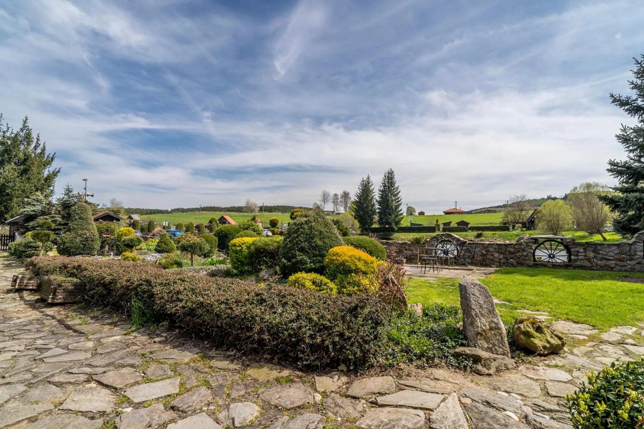 Garden in Pension Regina