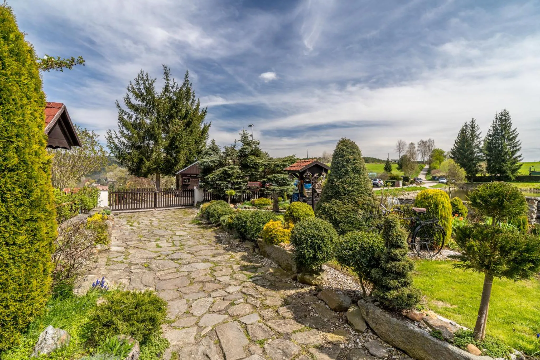 Garden in Pension Regina