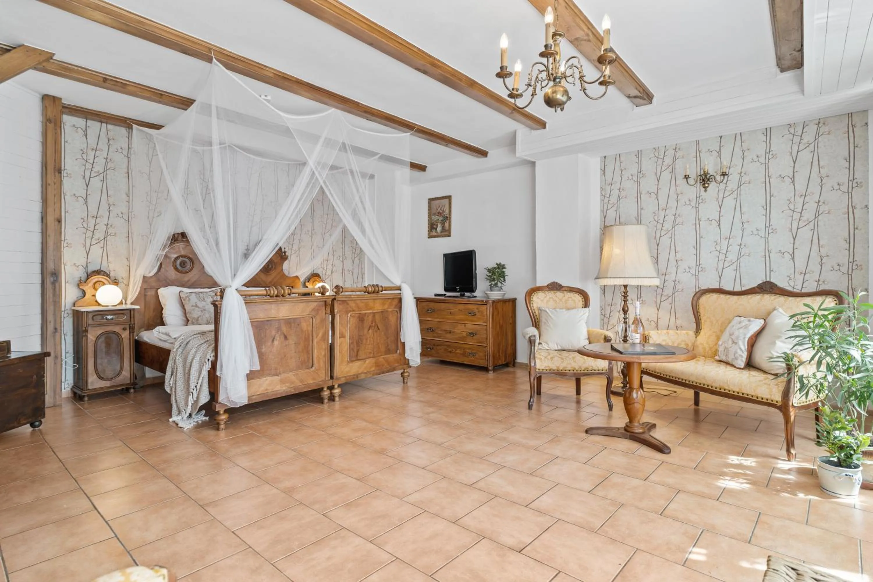 Bedroom in Pension Regina