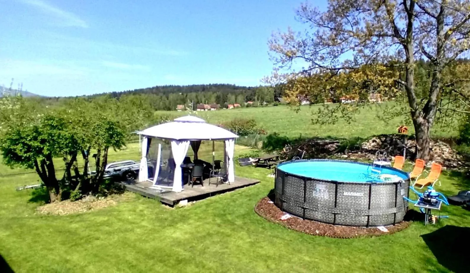 Garden in Penzion-Na Navsi