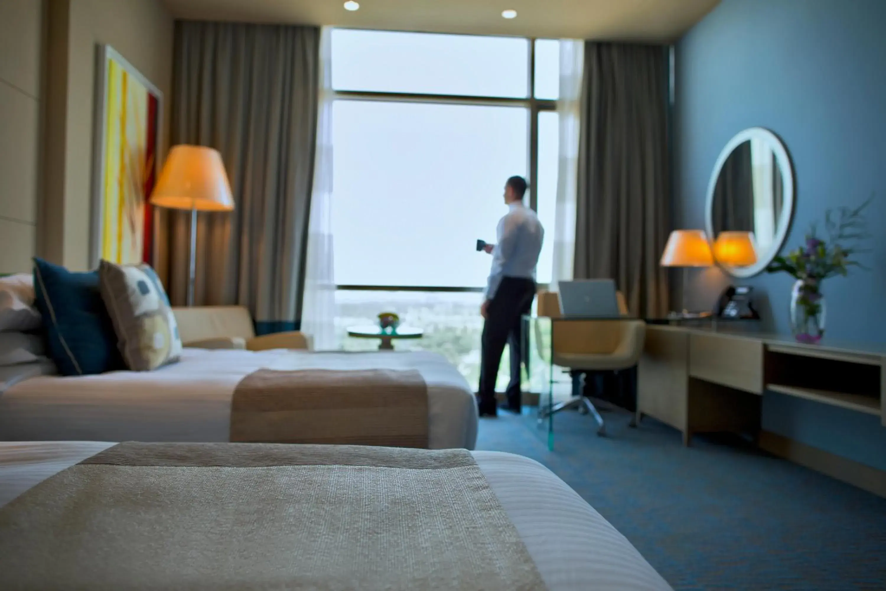 Guest Room with Lounge Access - Twin beds in Erbil Rotana Guest Room with Lounge Access - Twin beds in Erbil Rotana