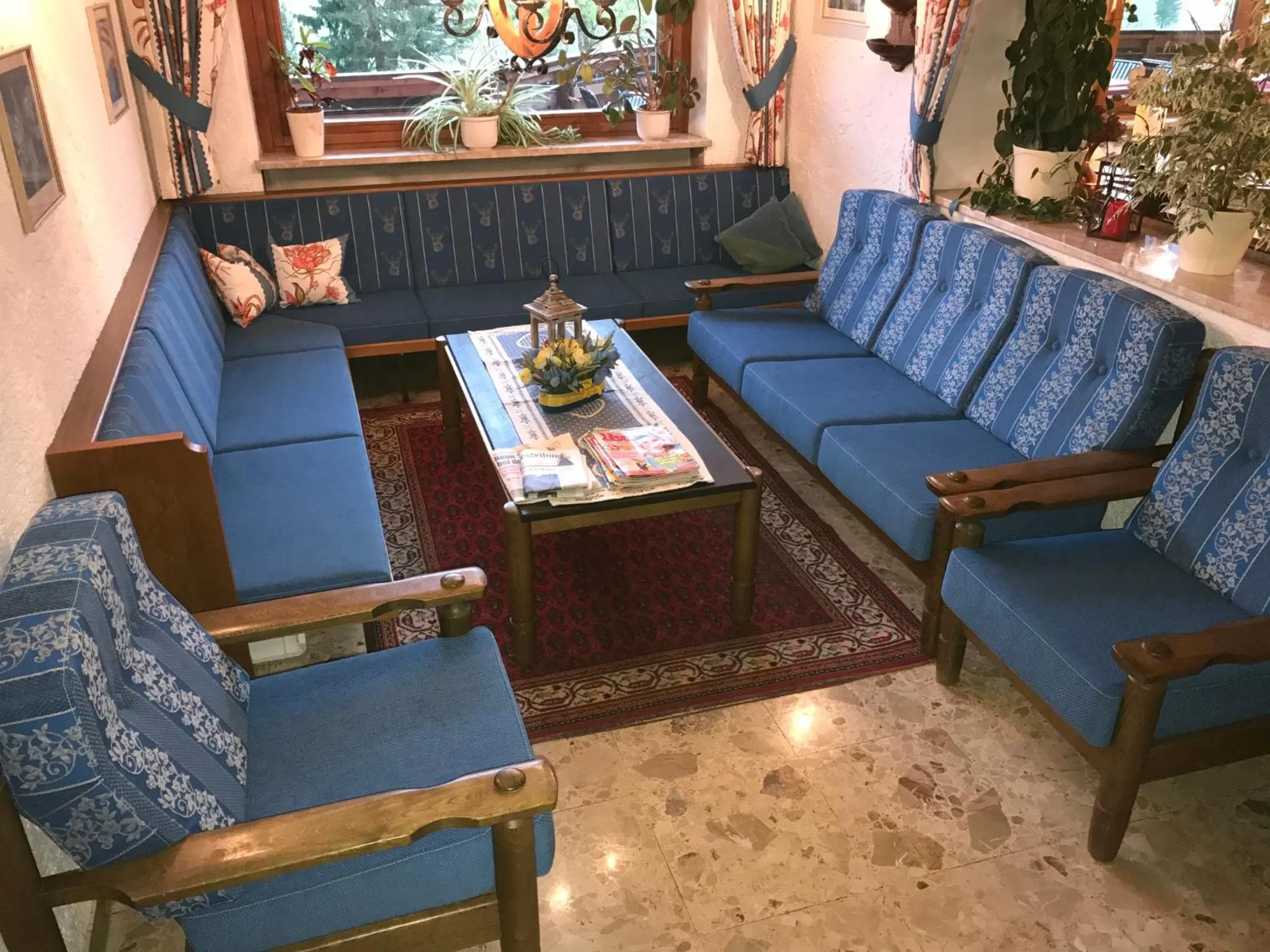 Lobby or reception in Hotel Alpenrose