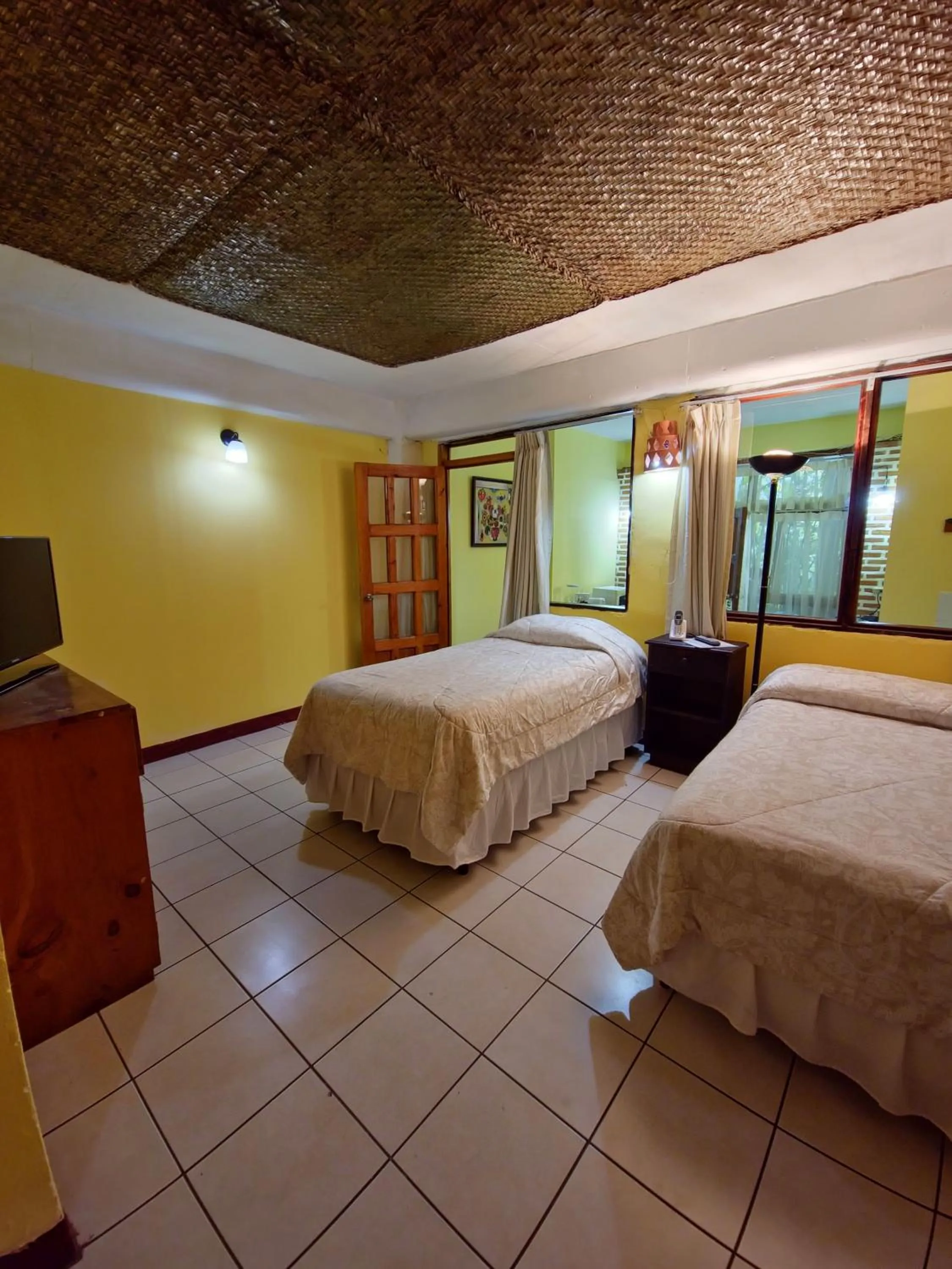 Bed in Eco Suites Uxlabil Guatemala