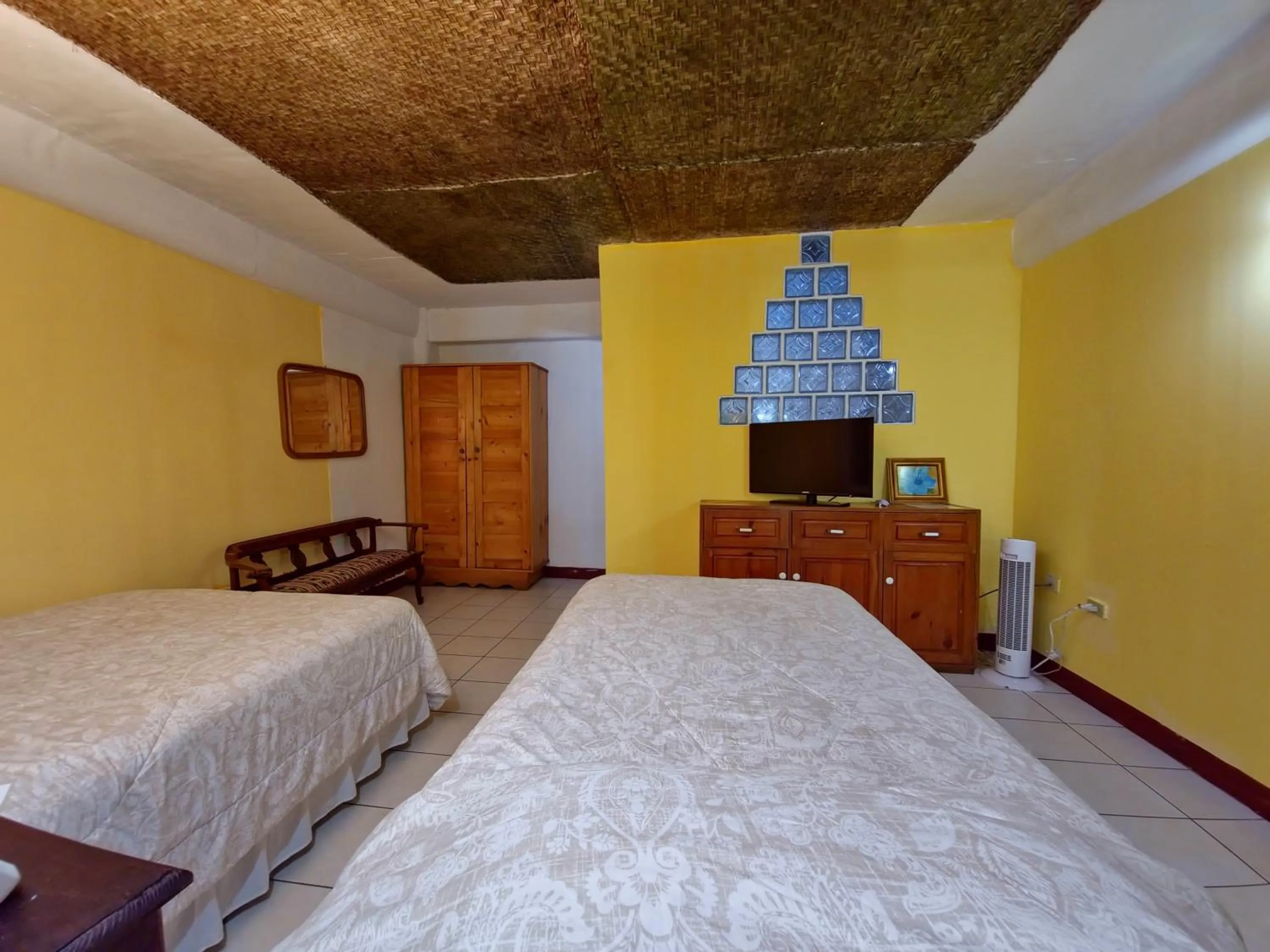 Bed in Eco Suites Uxlabil Guatemala