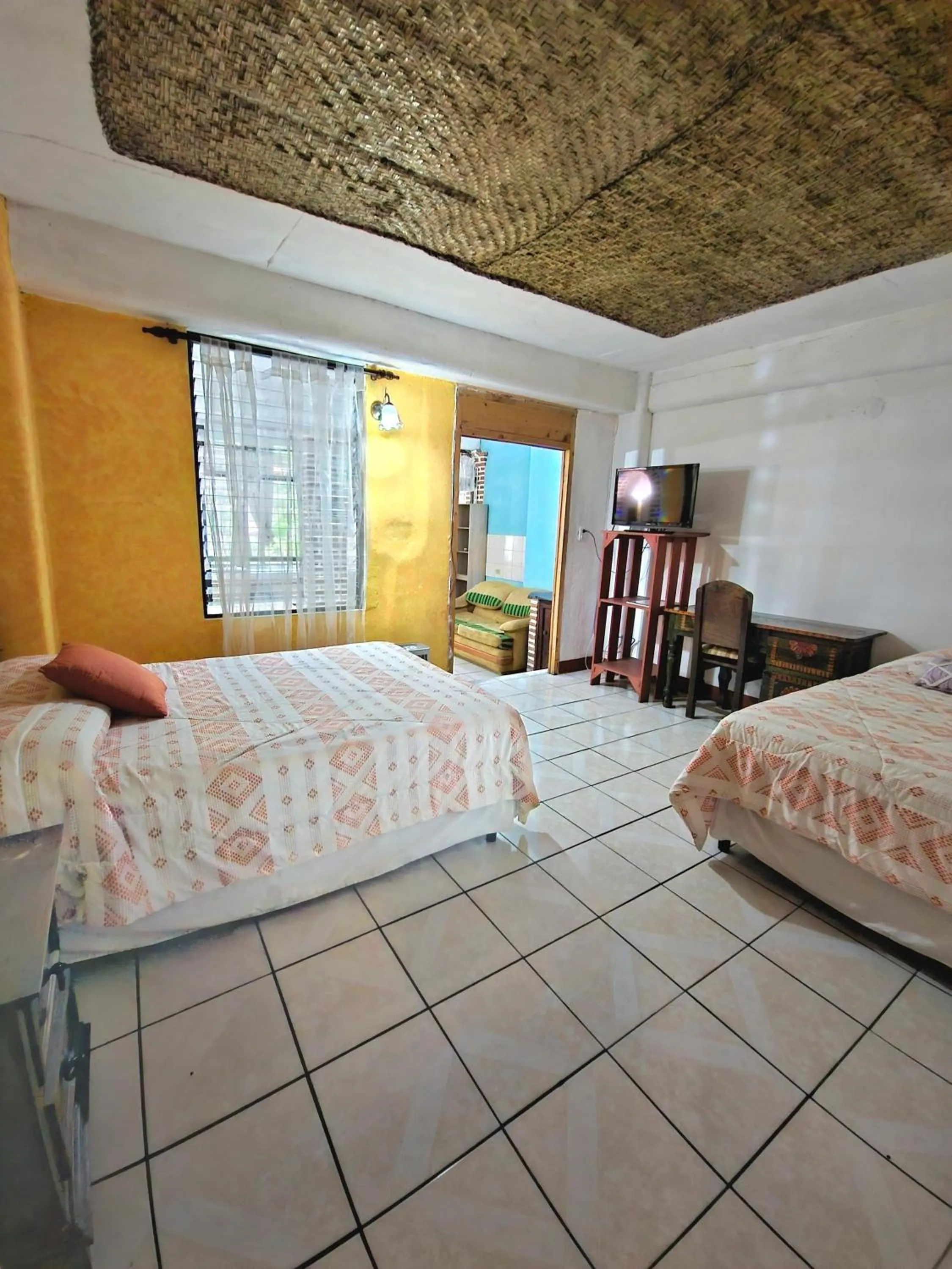 Bed in Eco Suites Uxlabil Guatemala