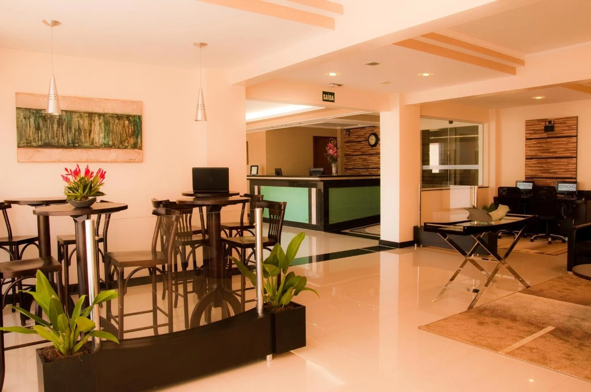 Lobby or reception in Hotel Premium Pirassununga