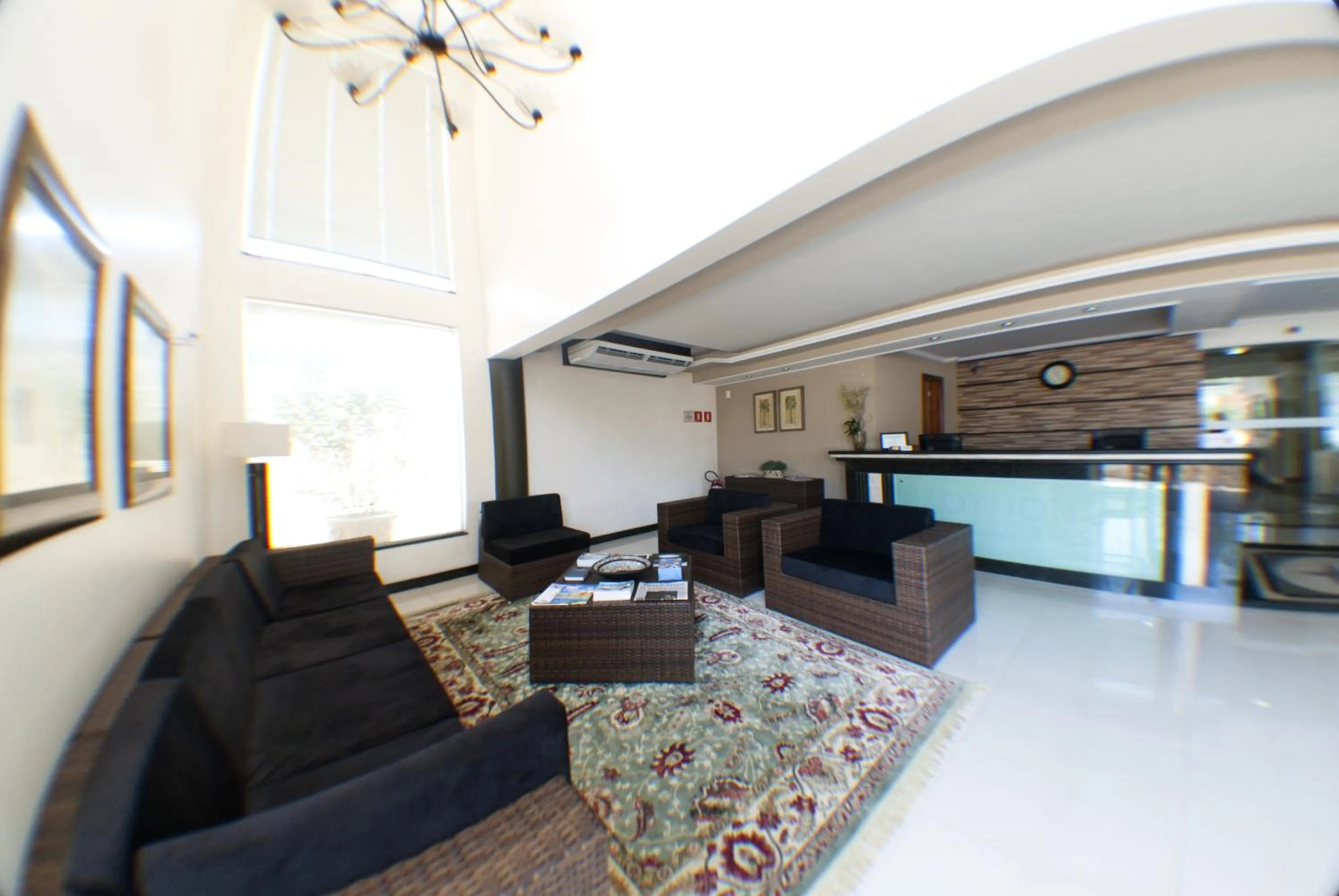 Lobby or reception in Hotel Premium Pirassununga
