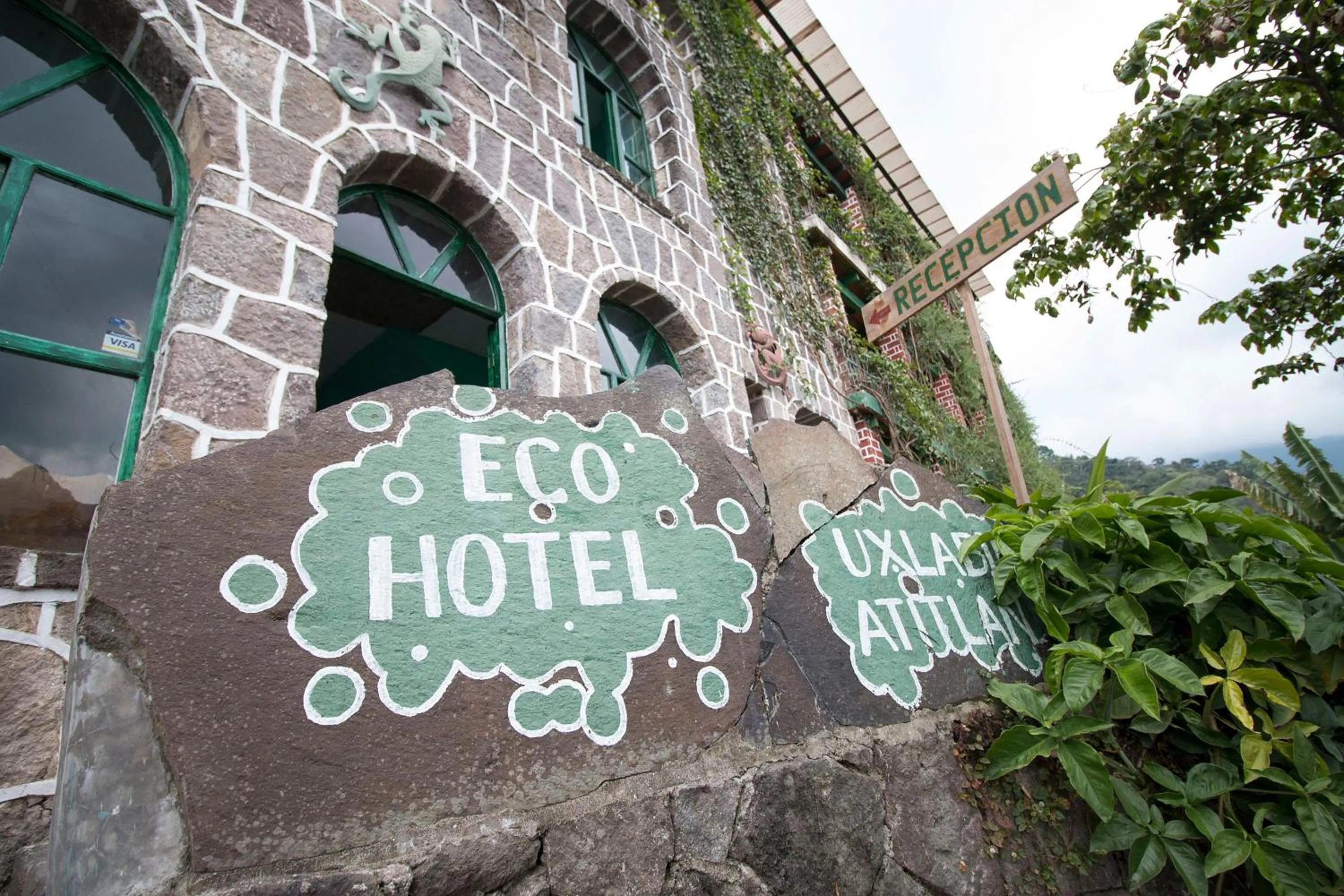 View (from property/room) in Eco Hotel Uxlabil Atitlan