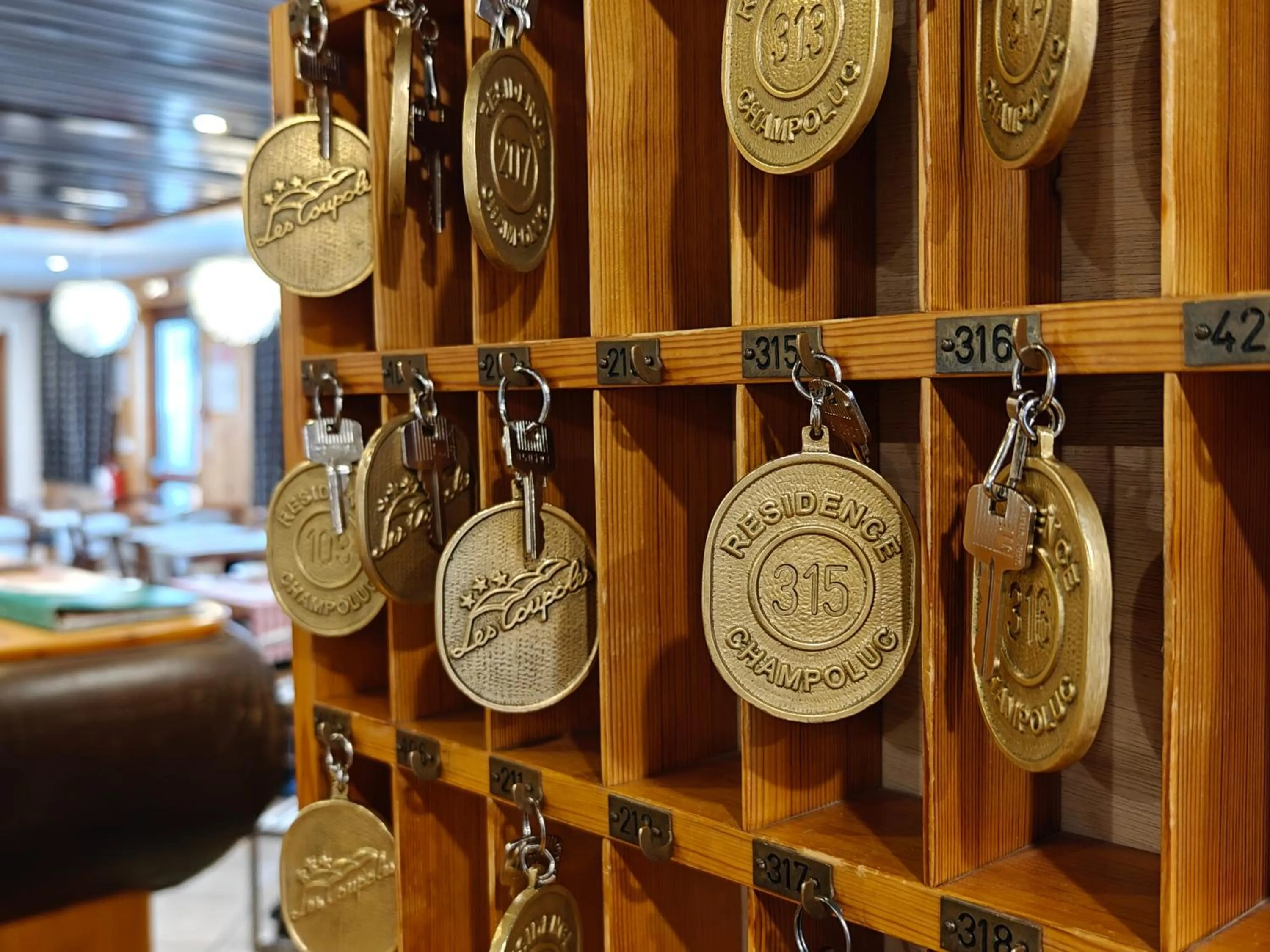 Lobby or reception in Residence Les Coupoles