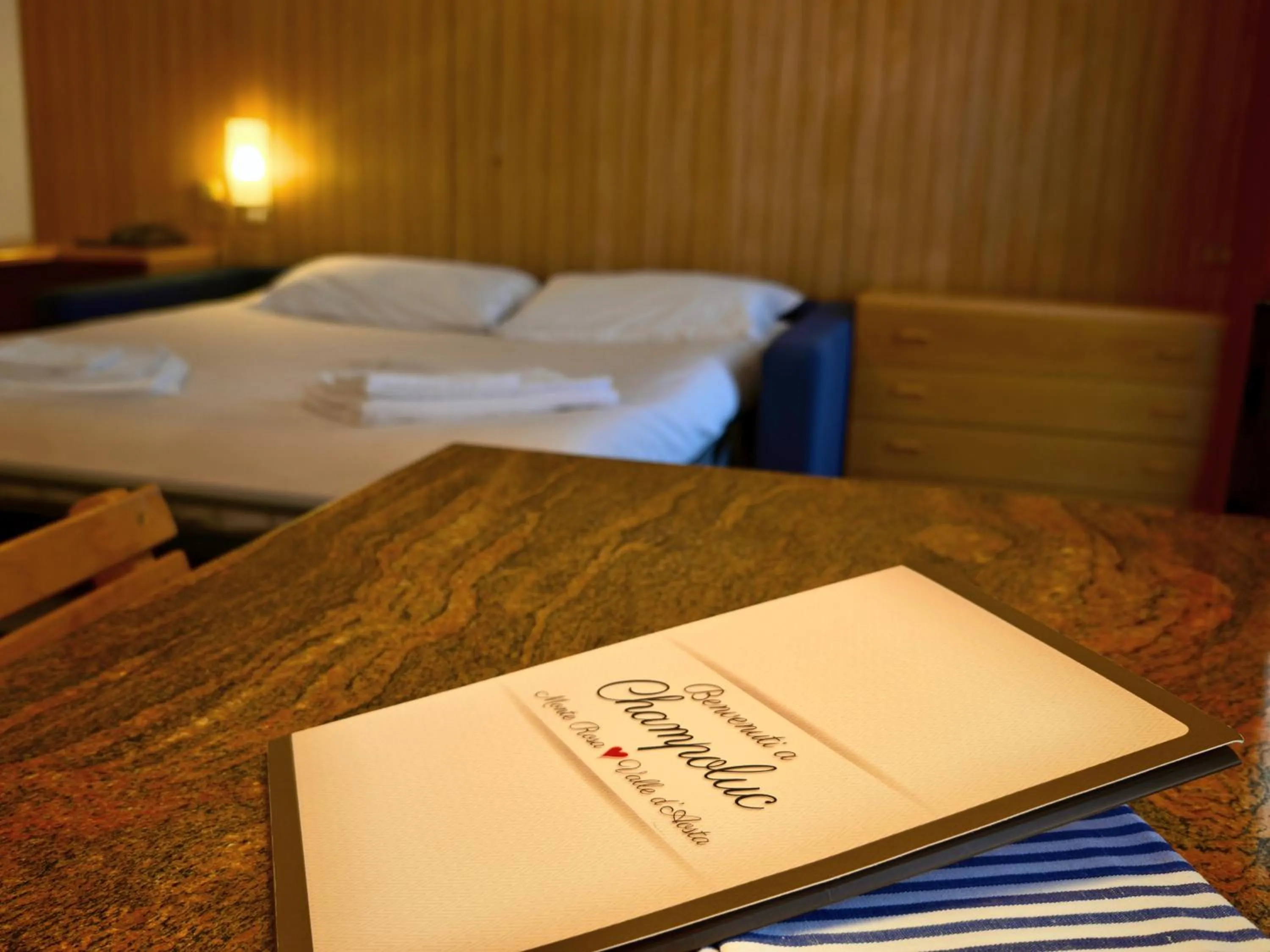 Living room, Bed in Residence Les Coupoles