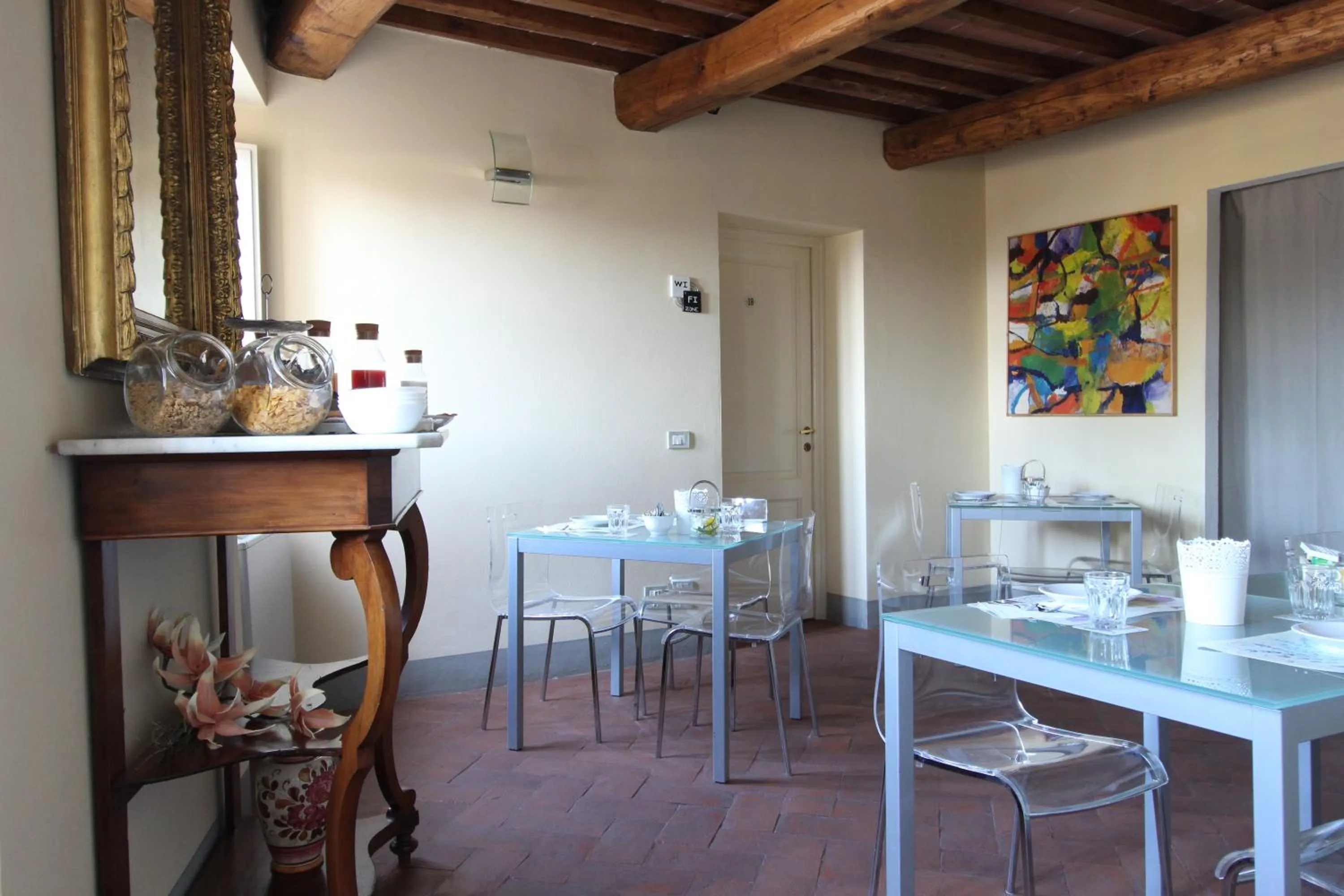 Seating area in B&B Art