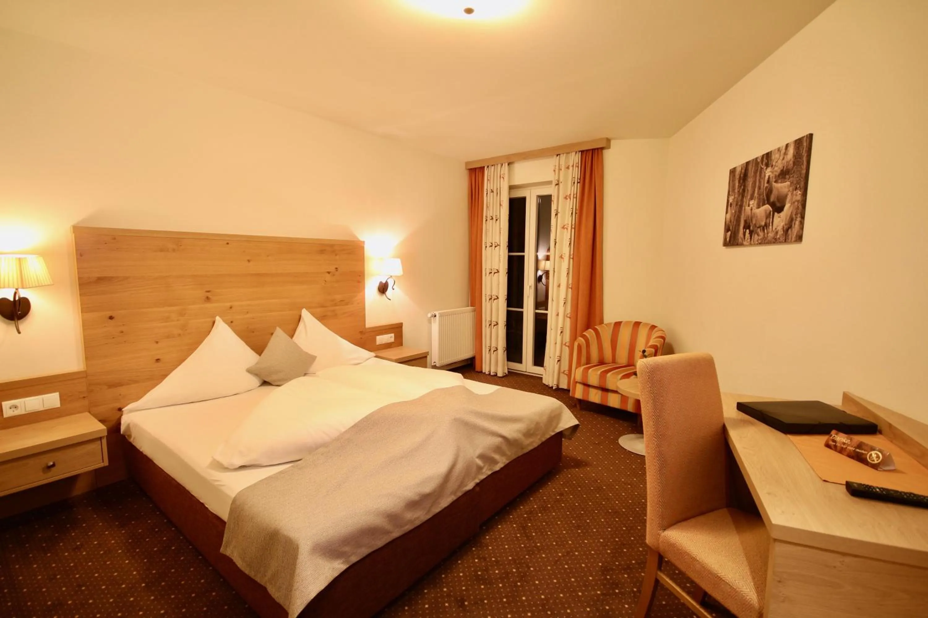 Bed in Landhotel Laudersbach