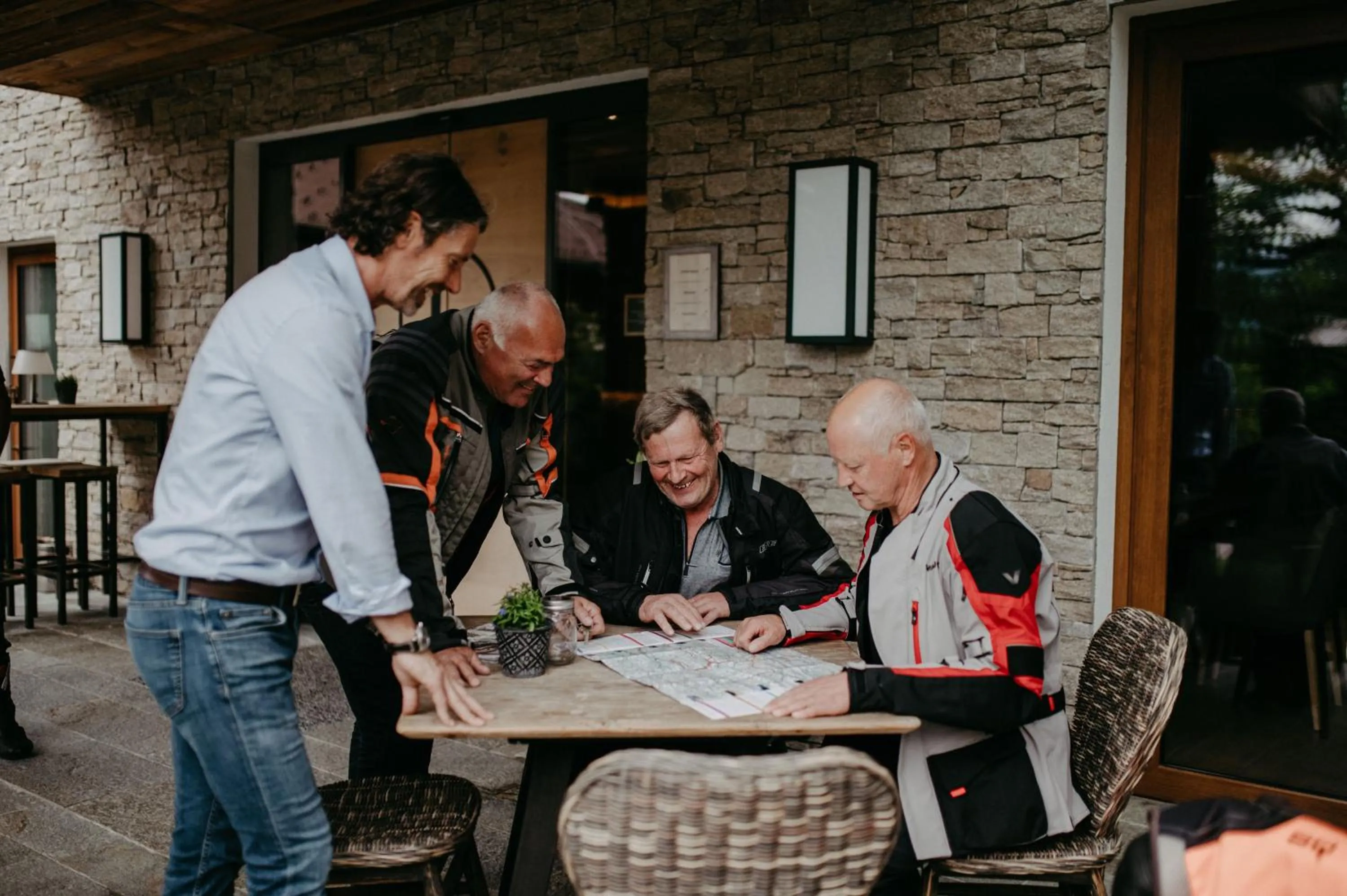 group of guests in Landhotel Laudersbach