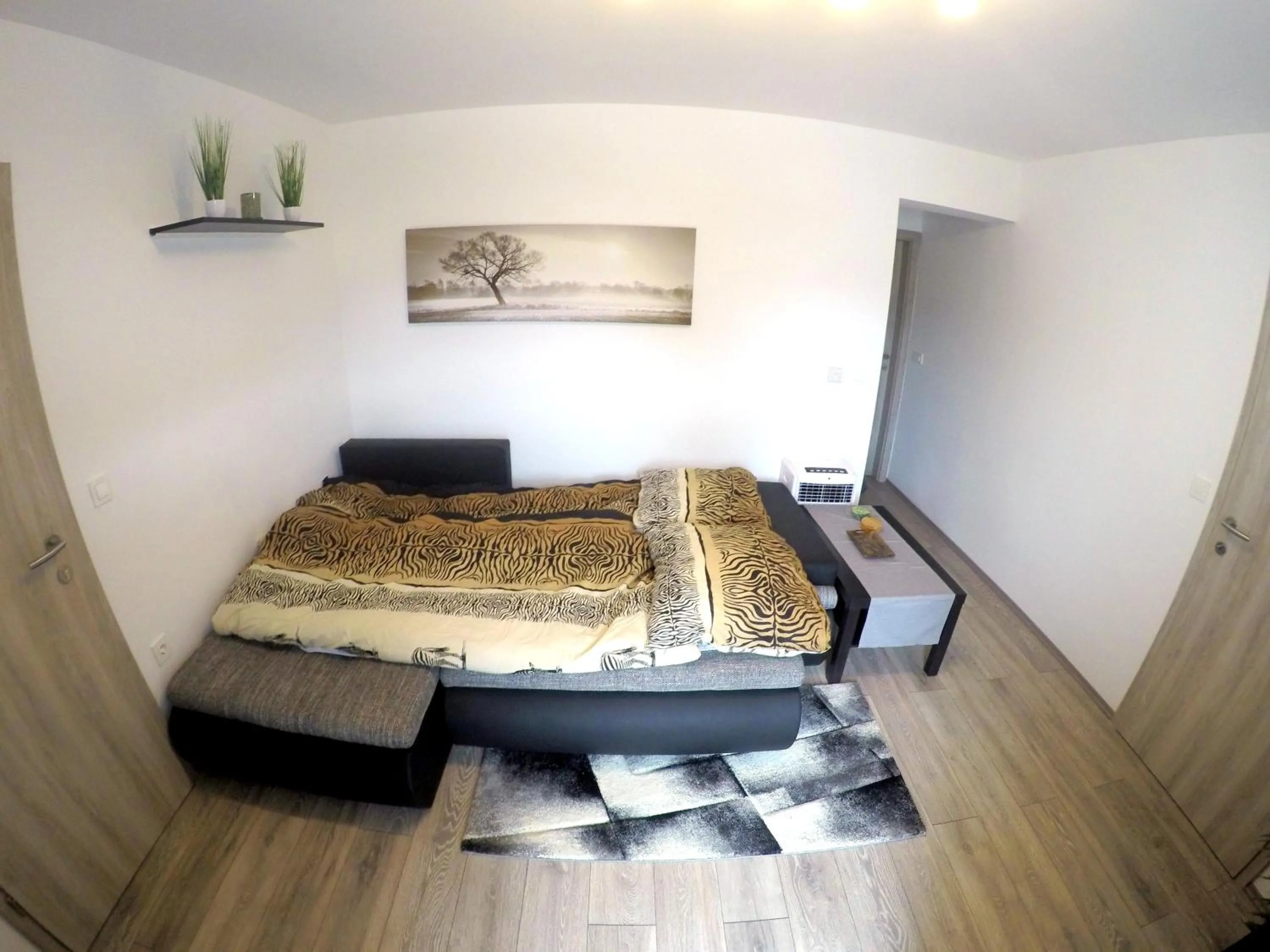 Living room, Bed in The Jungle Apartments and Rooms (Vila Džungla)
