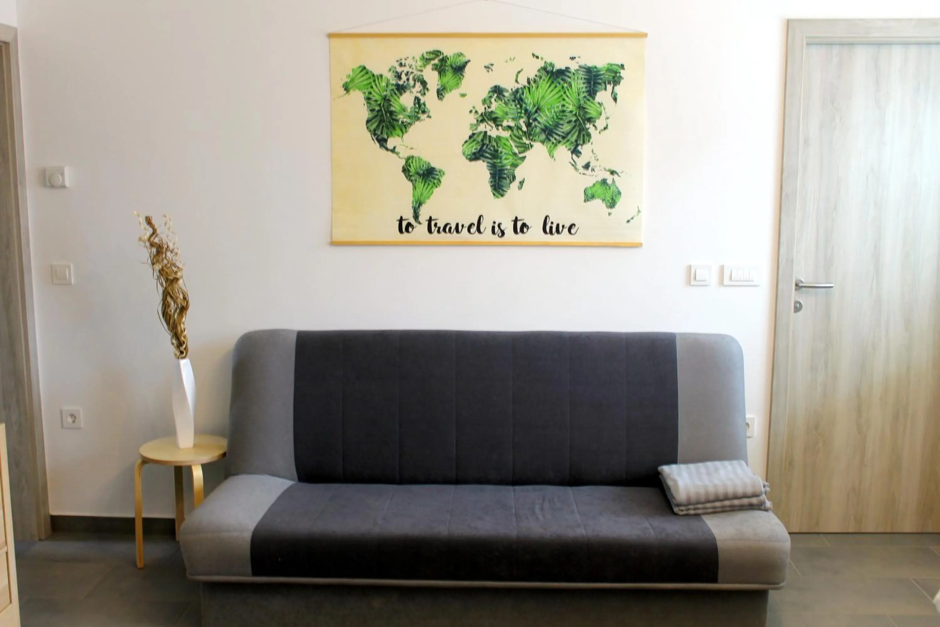 Living room in The Jungle Apartments and Rooms (Vila Džungla)