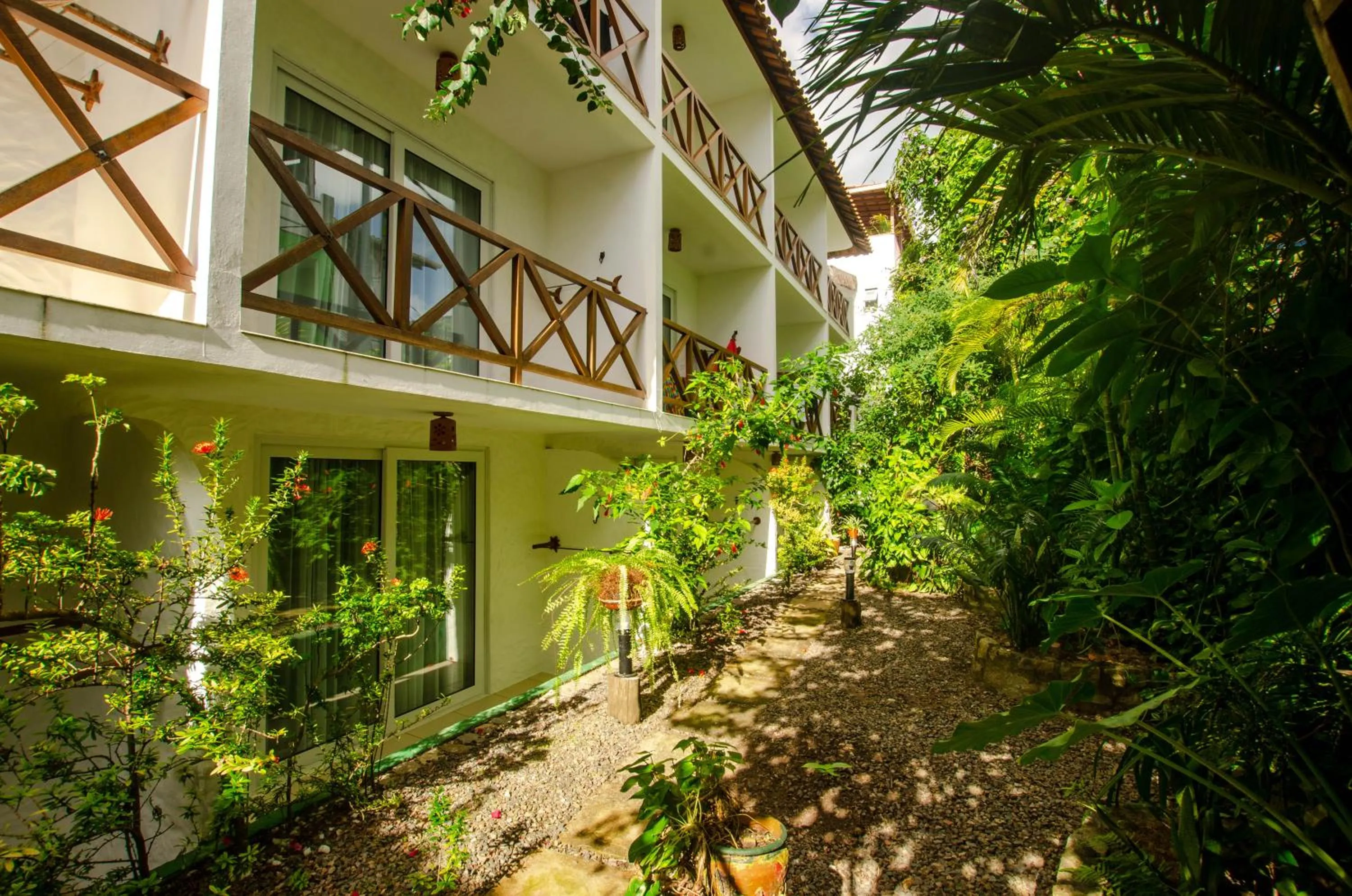 Balcony/Terrace in Pousada Borboleta