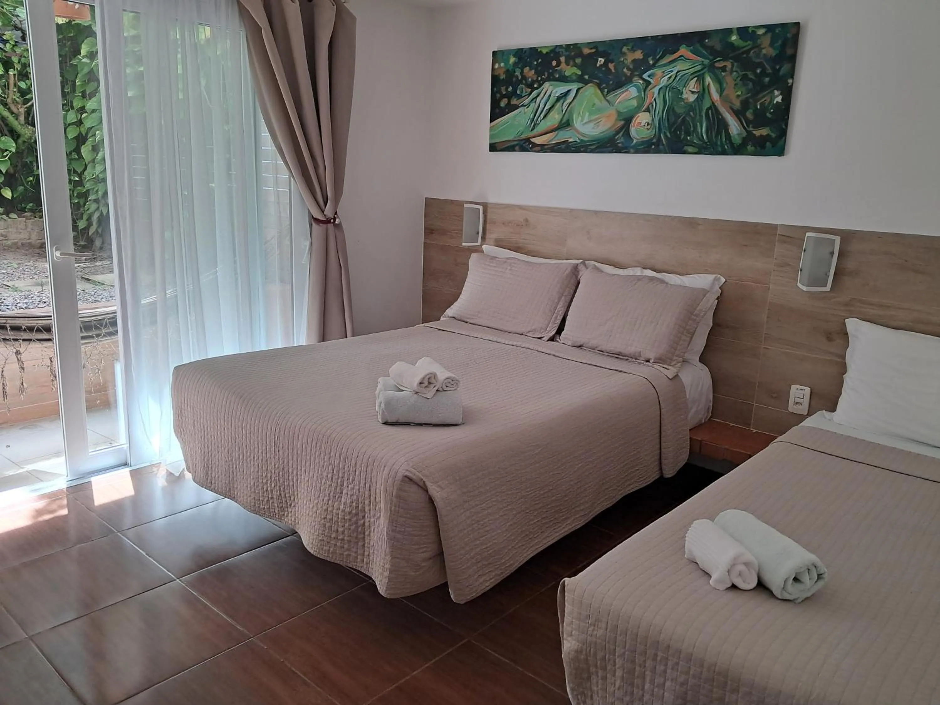 Bedroom, Bed in Pousada Borboleta