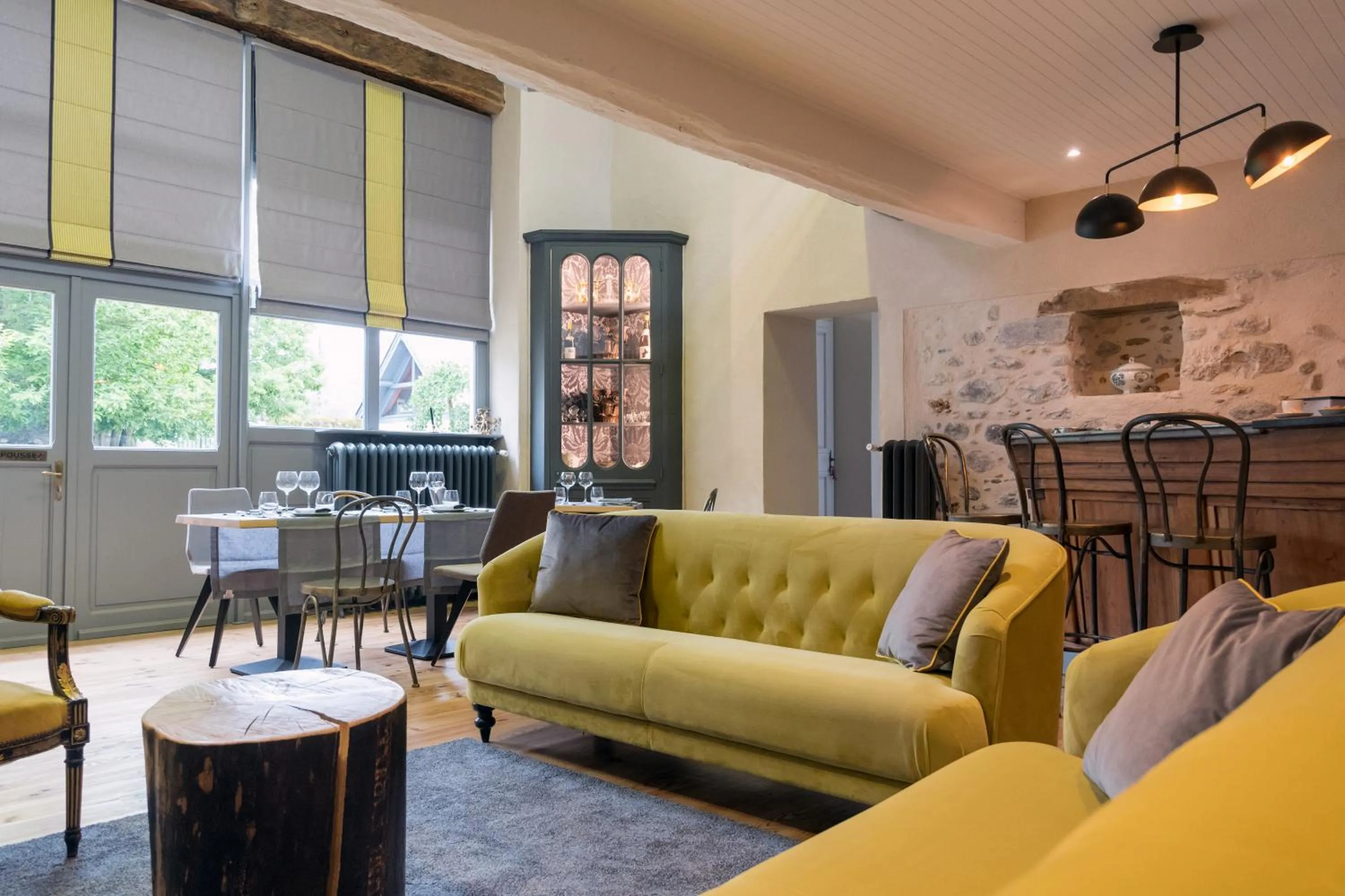 Double Room with Private External Bathroom and Garden View in Le Relais