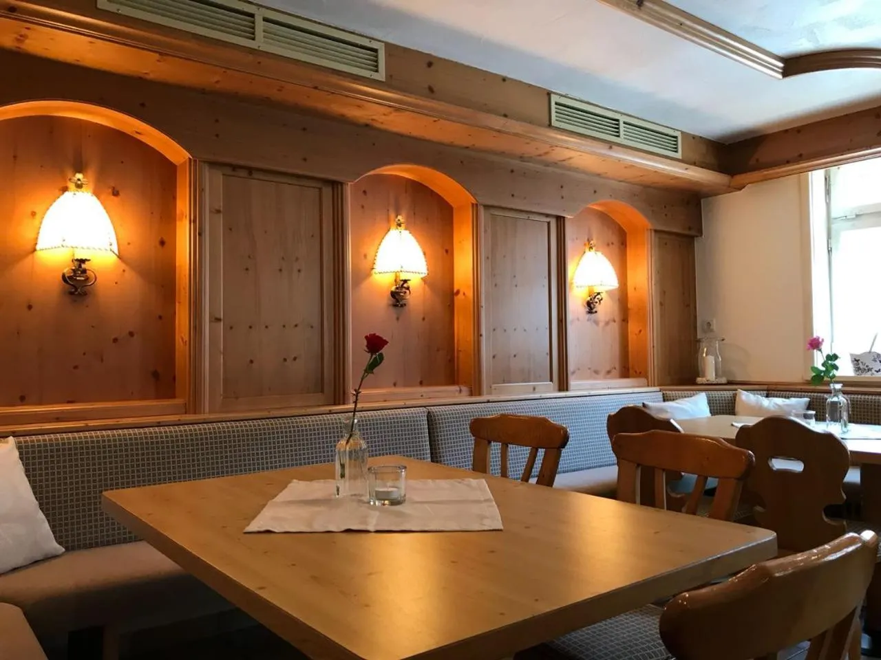 Dining area in Hotel Hohe Schule