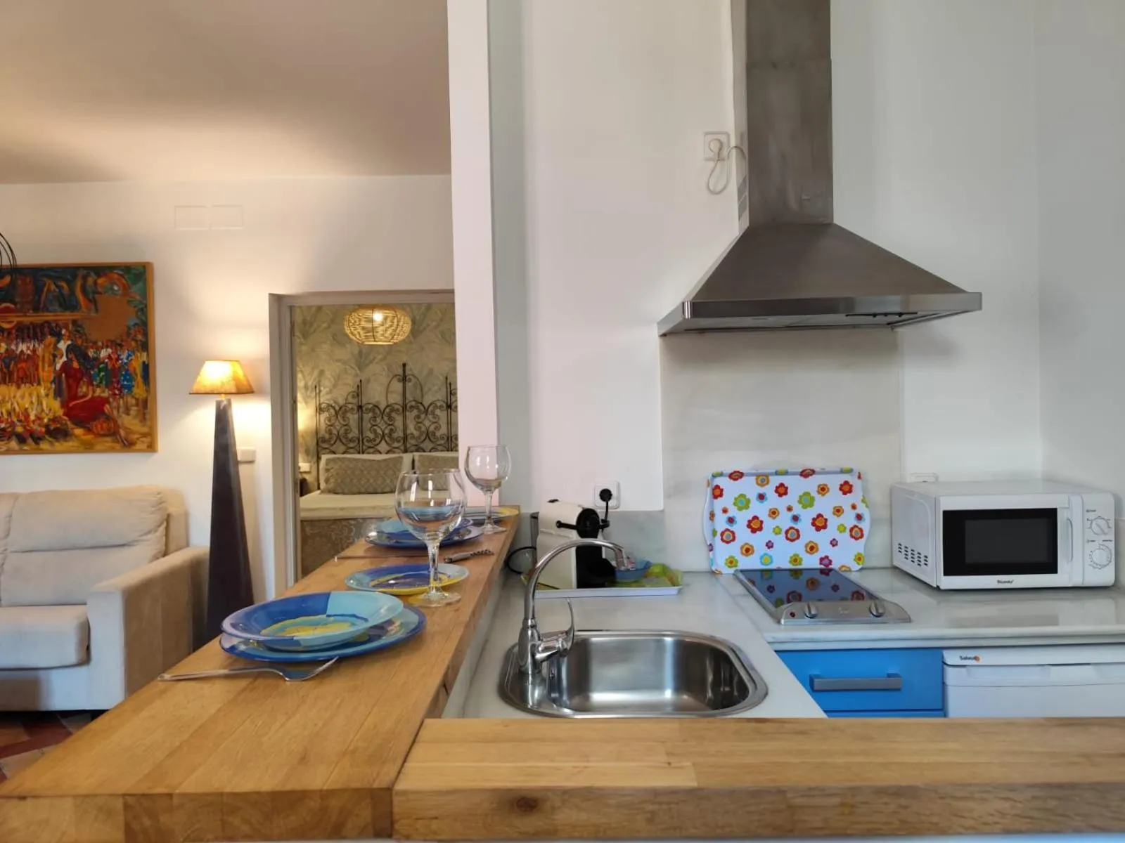 Kitchen or kitchenette in Apartamentos Boutique Vida