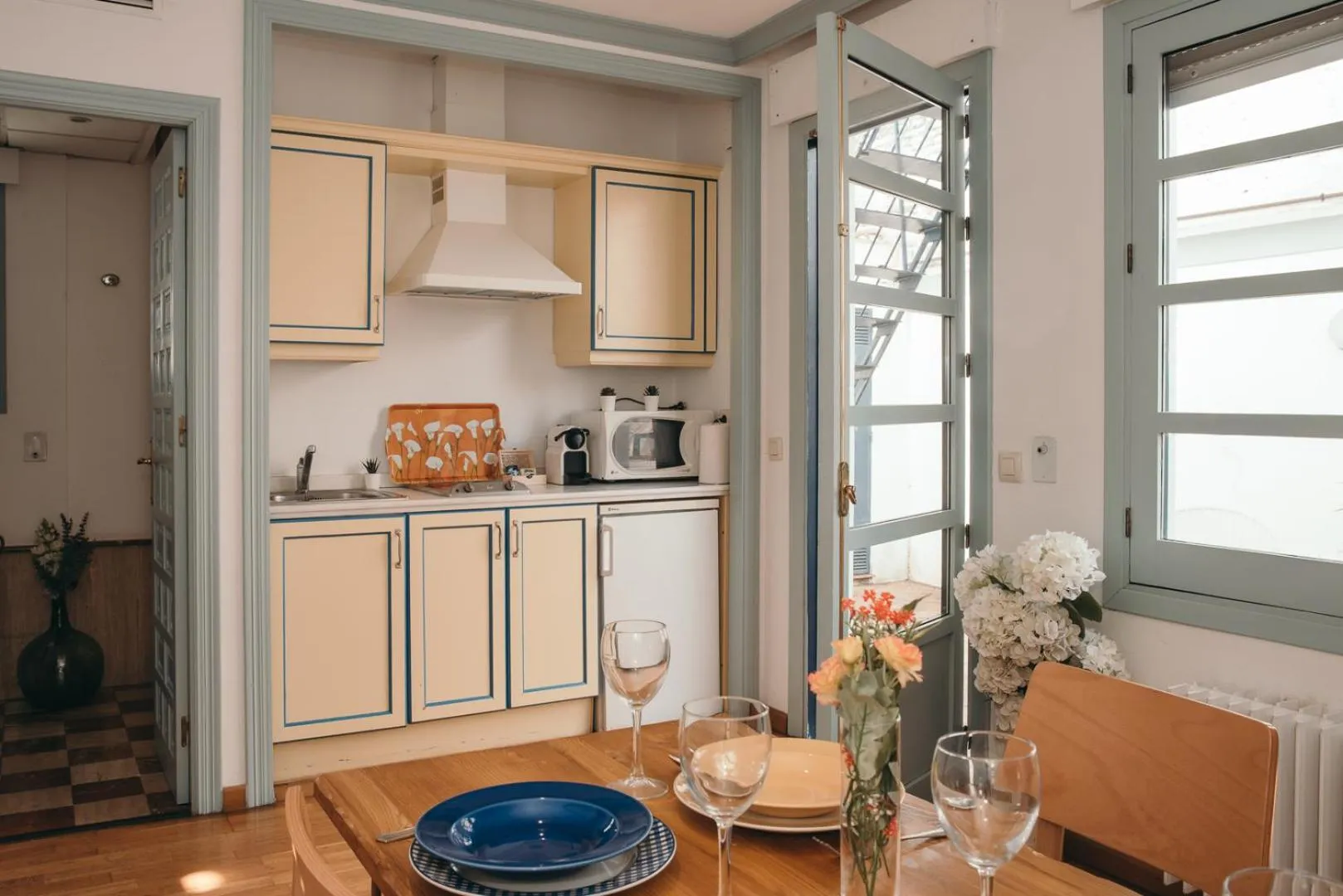 Kitchen or kitchenette in Apartamentos Boutique Vida