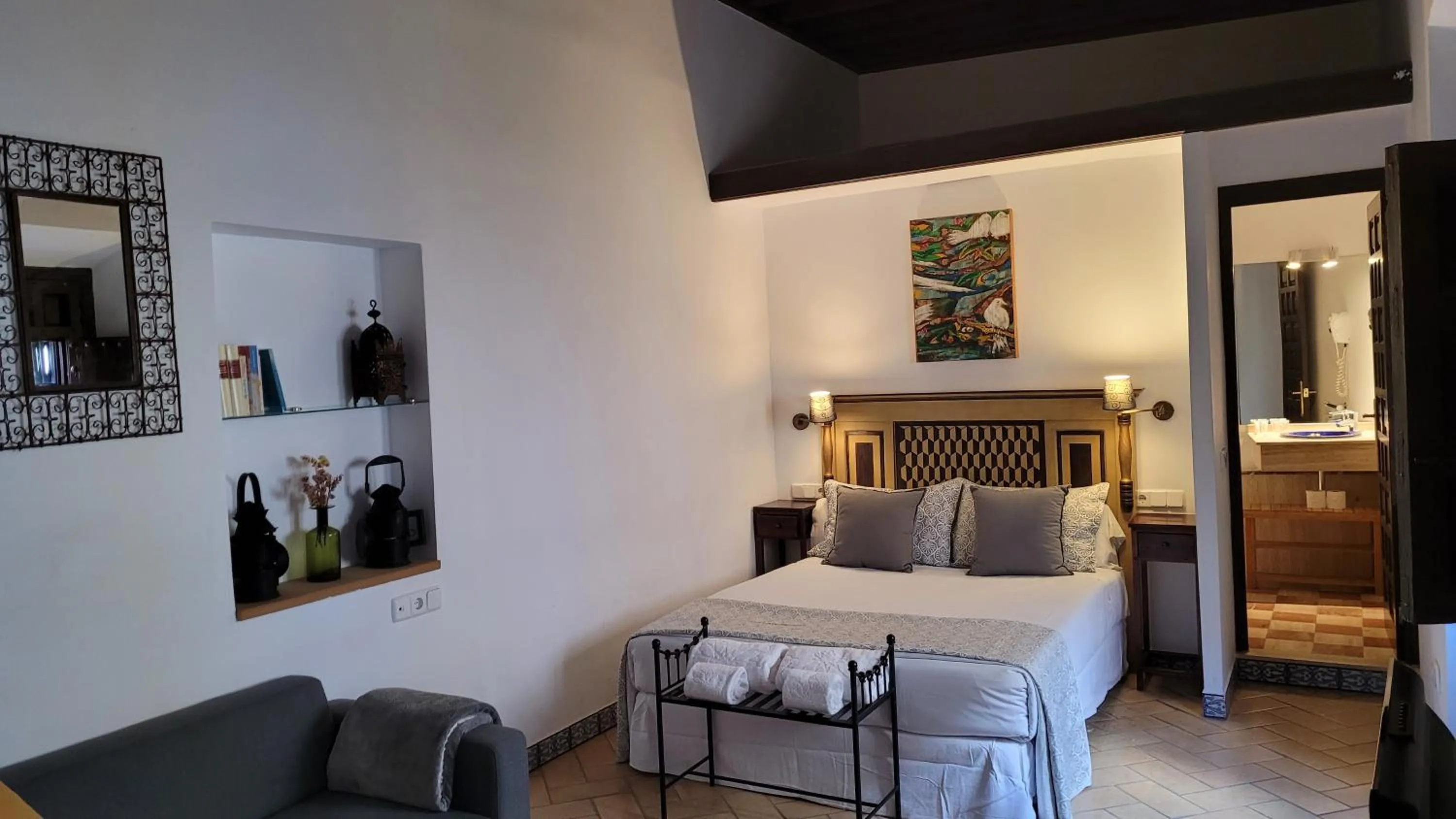 Bedroom, Bed in Apartamentos Boutique Vida