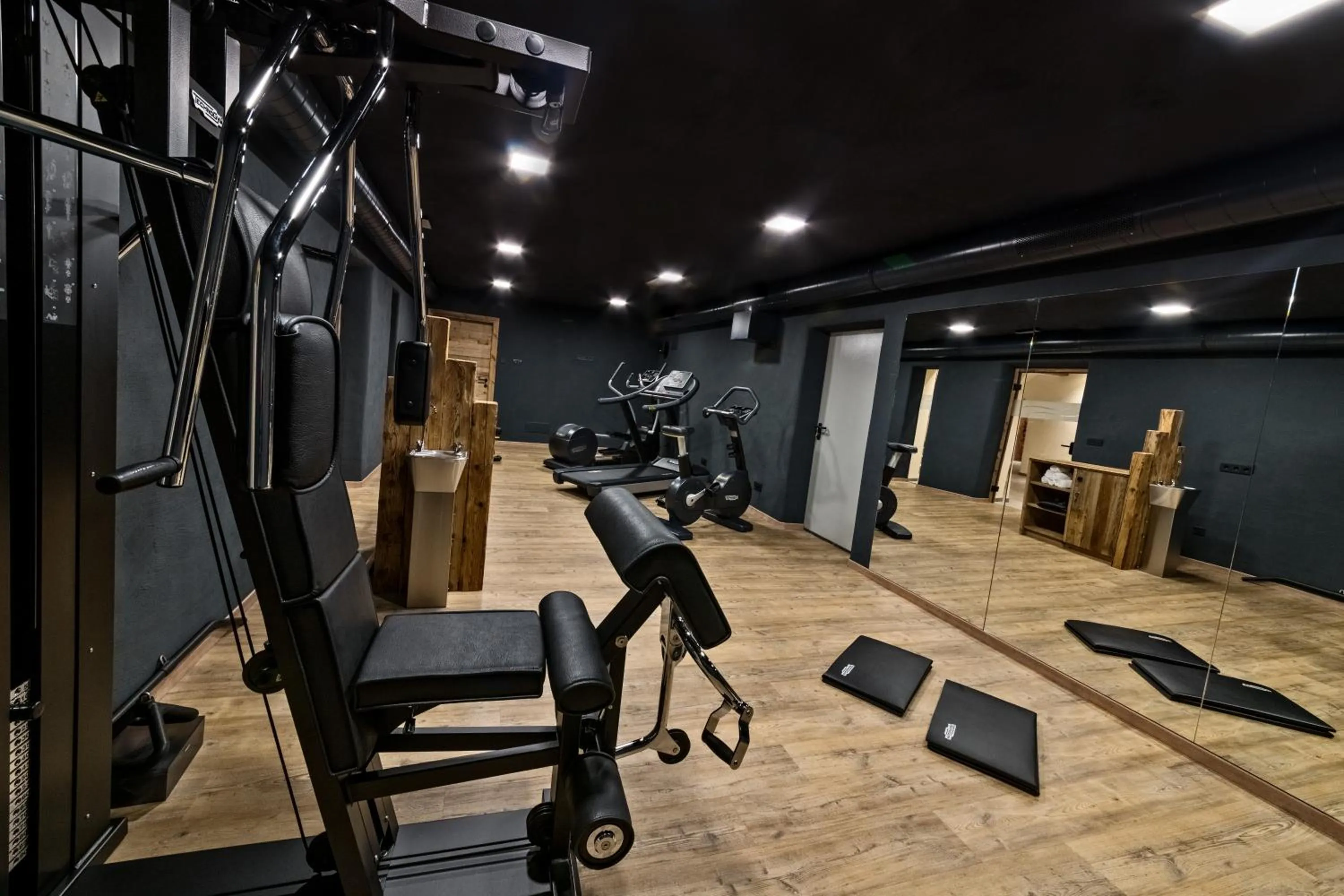 Fitness centre/facilities in Hotel Villa Monica