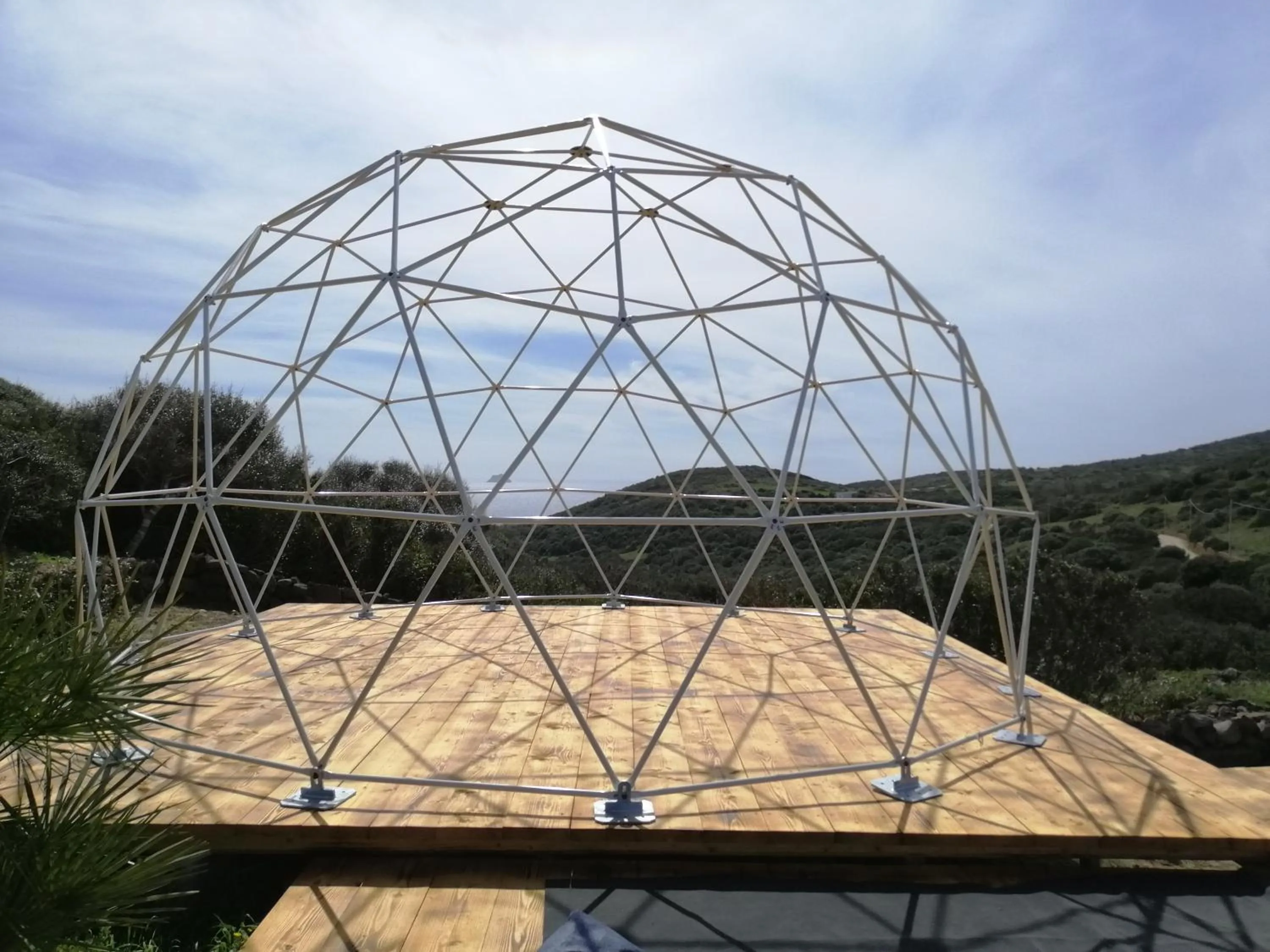 Patio in B&B Glamping Semaforo Capo Sperone