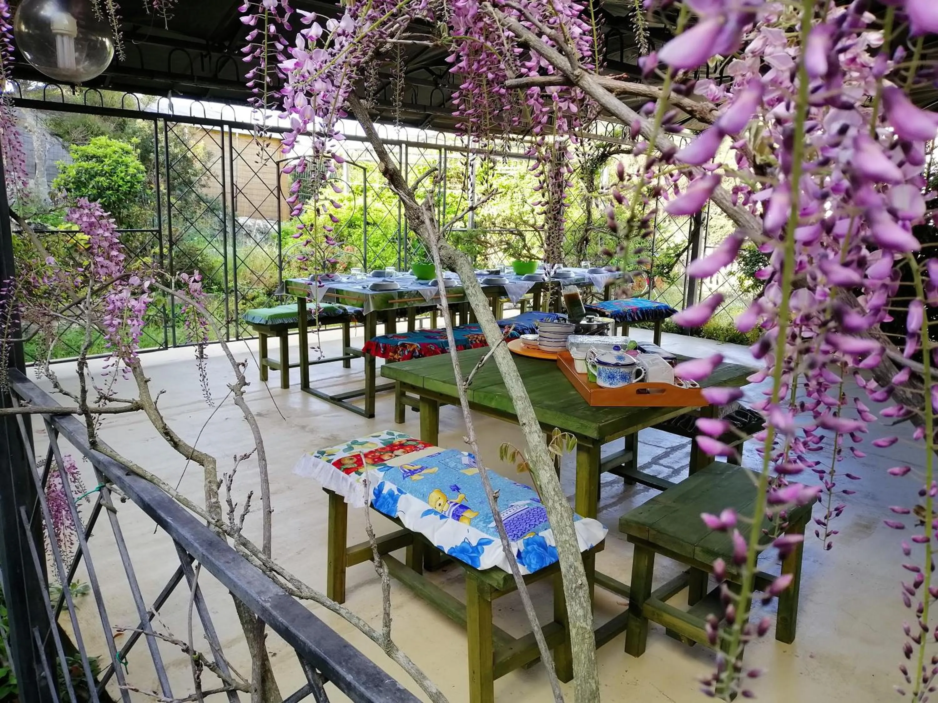 Balcony/Terrace in B&B Glamping Semaforo Capo Sperone