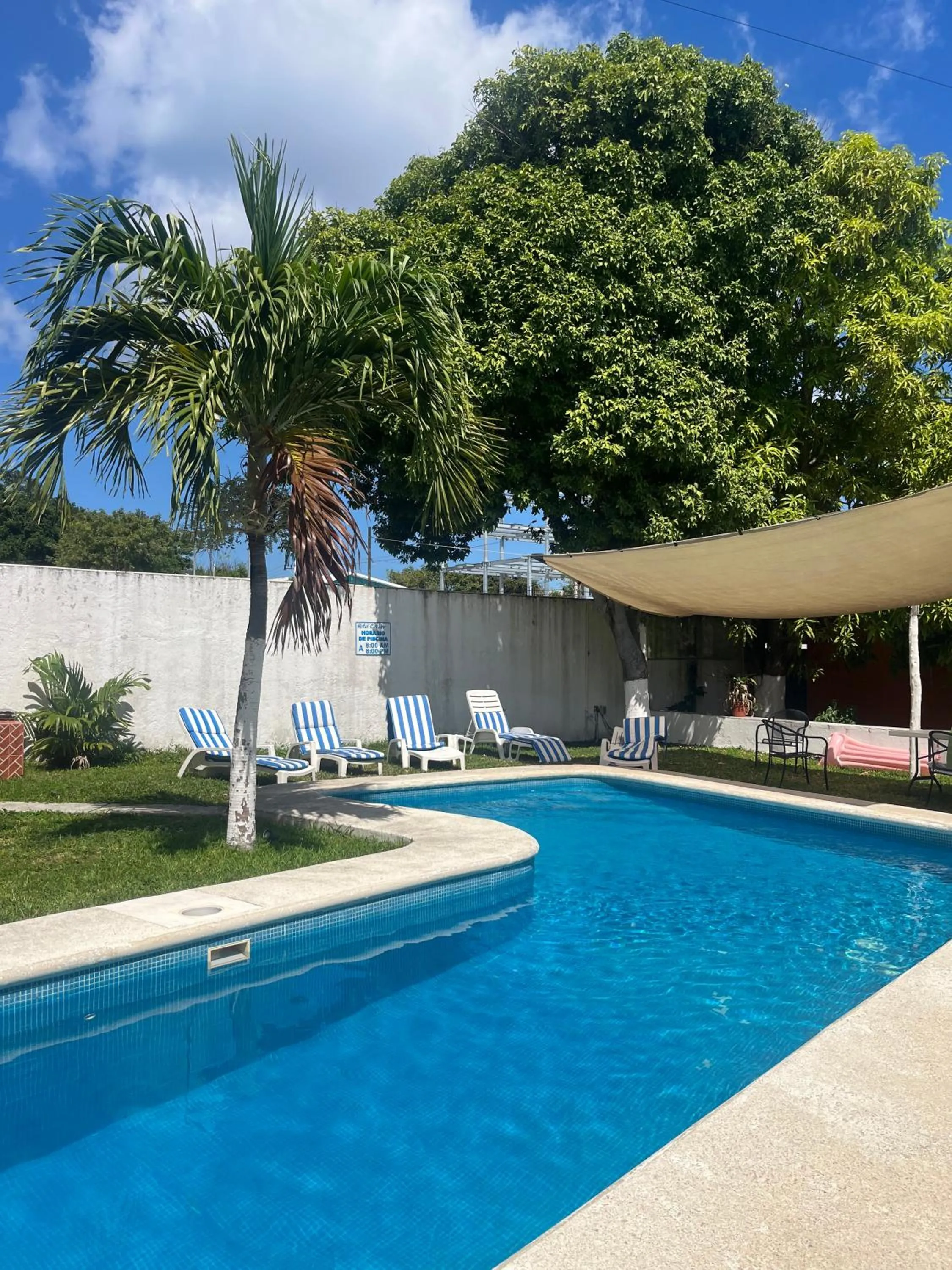 Swimming pool in Hotel Caribe