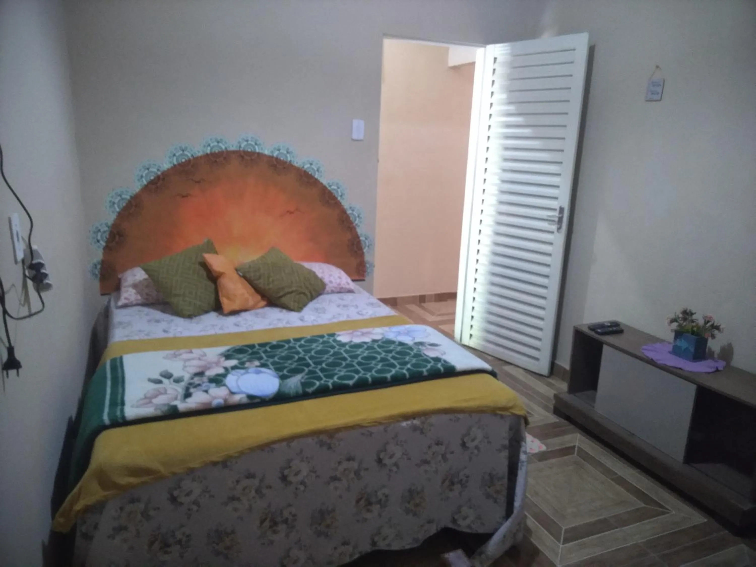 Bed in Pousada Refúgio da Chapada