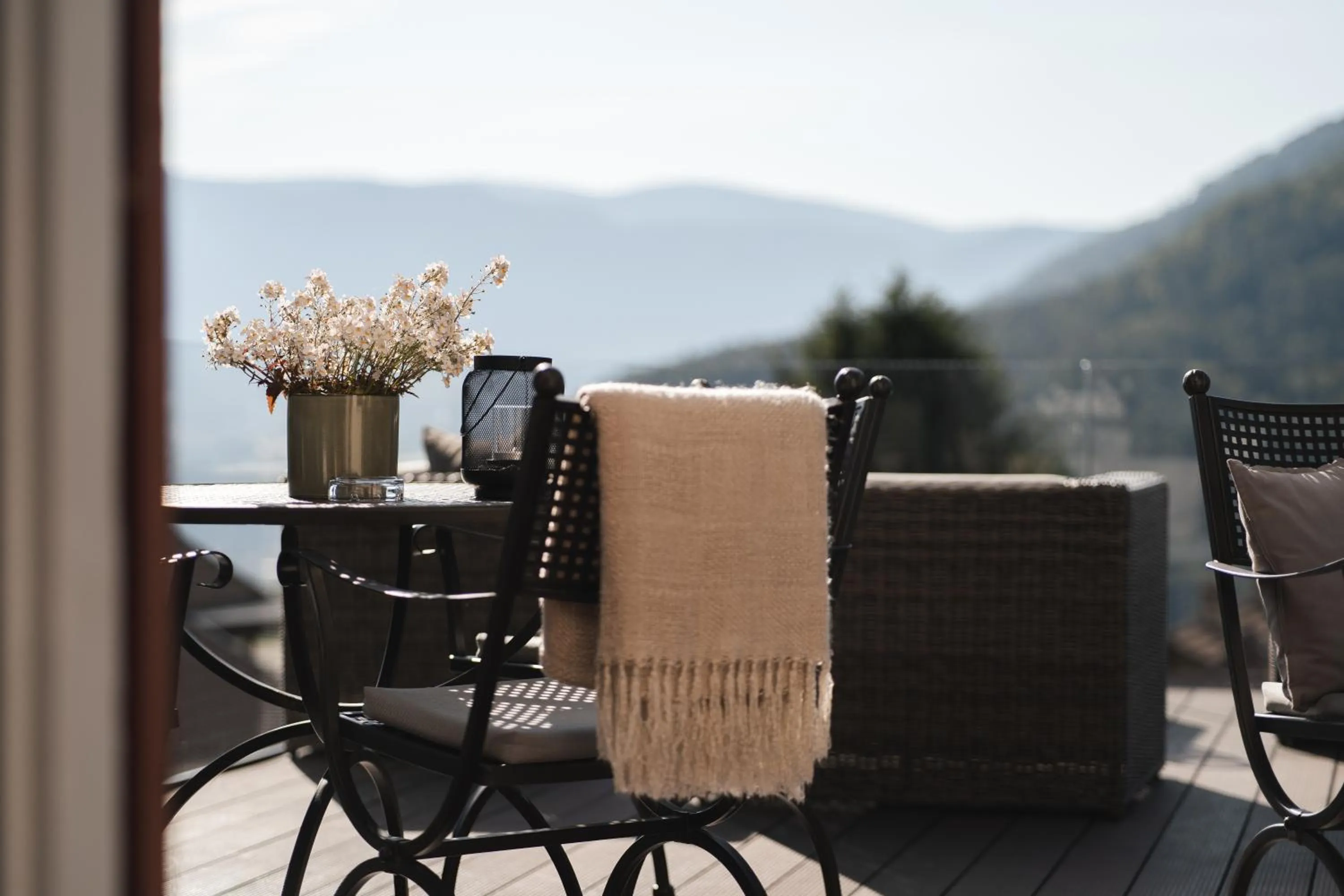 Balcony/Terrace in Mair Am Ort Living Hotel B&B