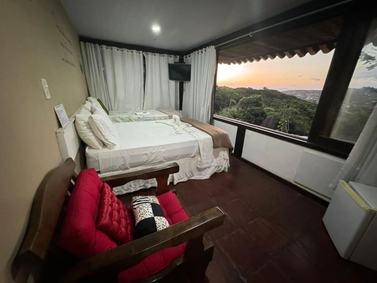 Bed in Pousada Lua Nova Buzios