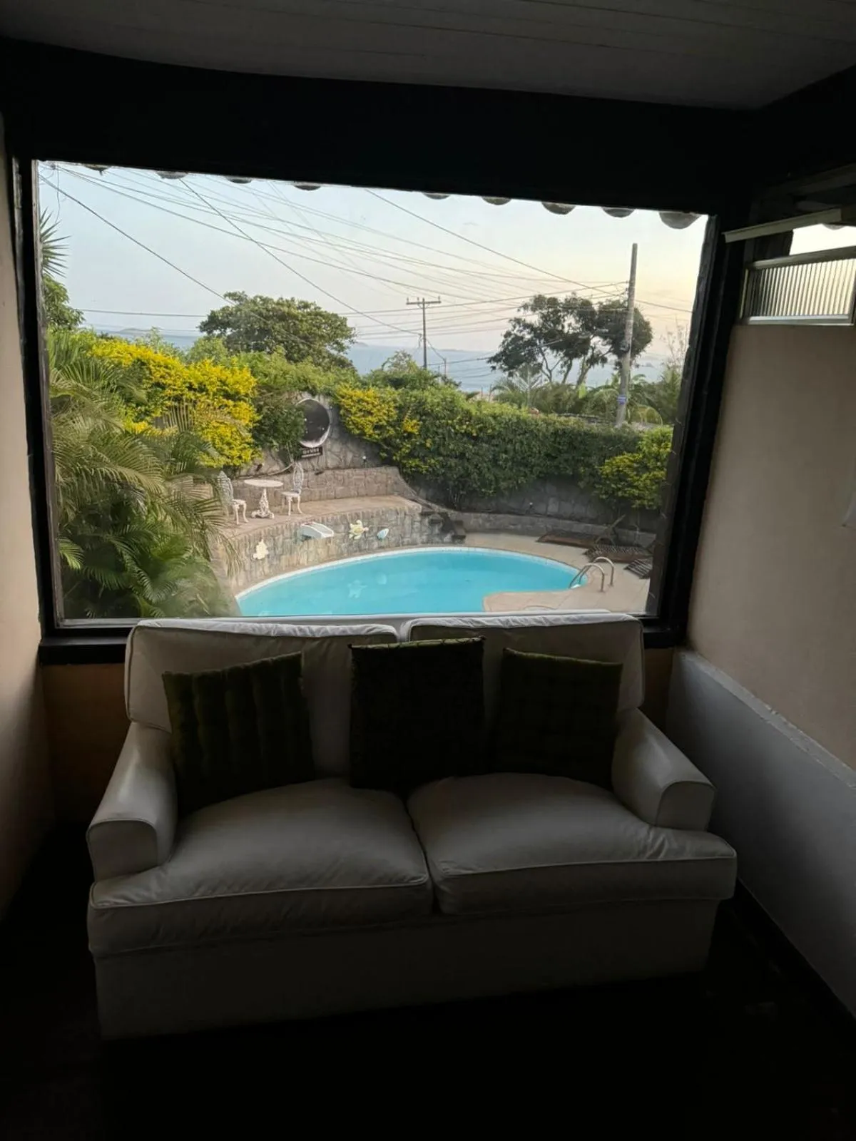 Pool view in Pousada Lua Nova Buzios