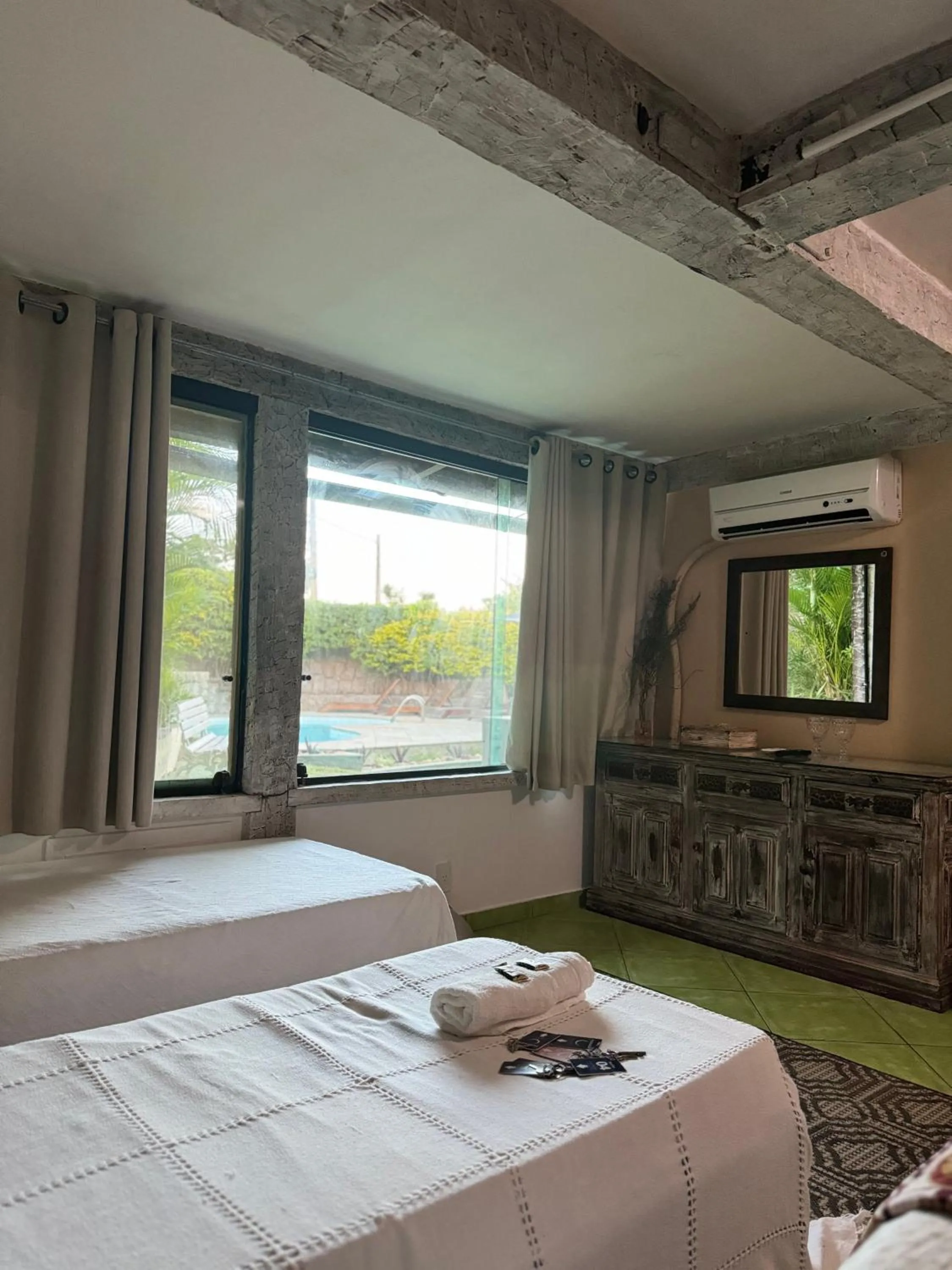 Bed in Pousada Lua Nova Buzios