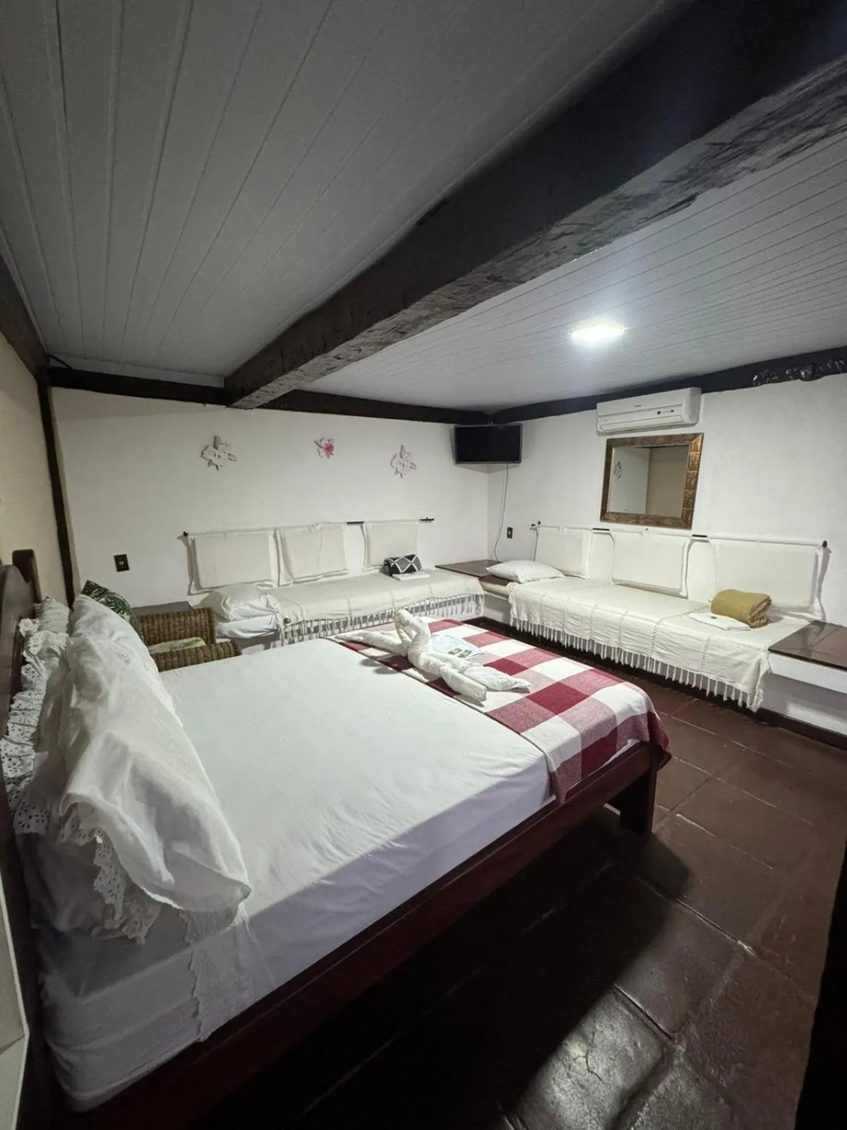 Bed in Pousada Lua Nova Buzios