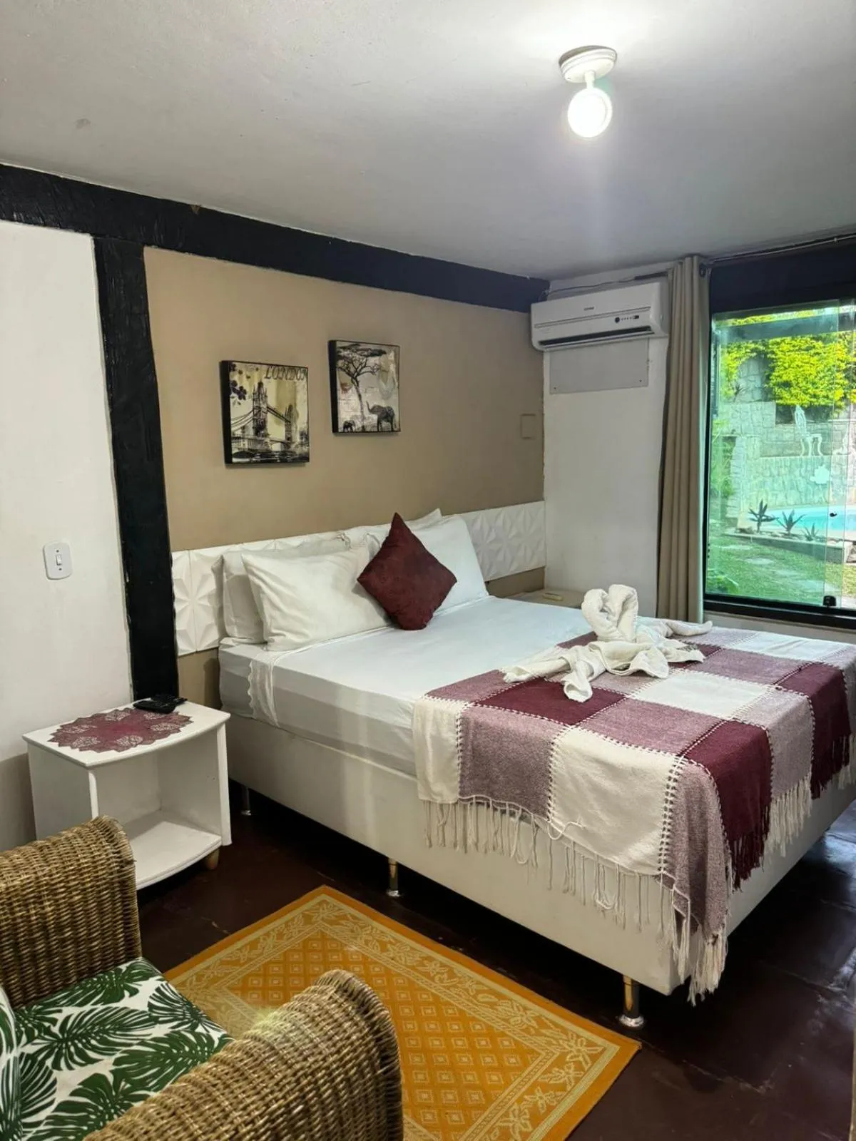 Bed in Pousada Lua Nova Buzios