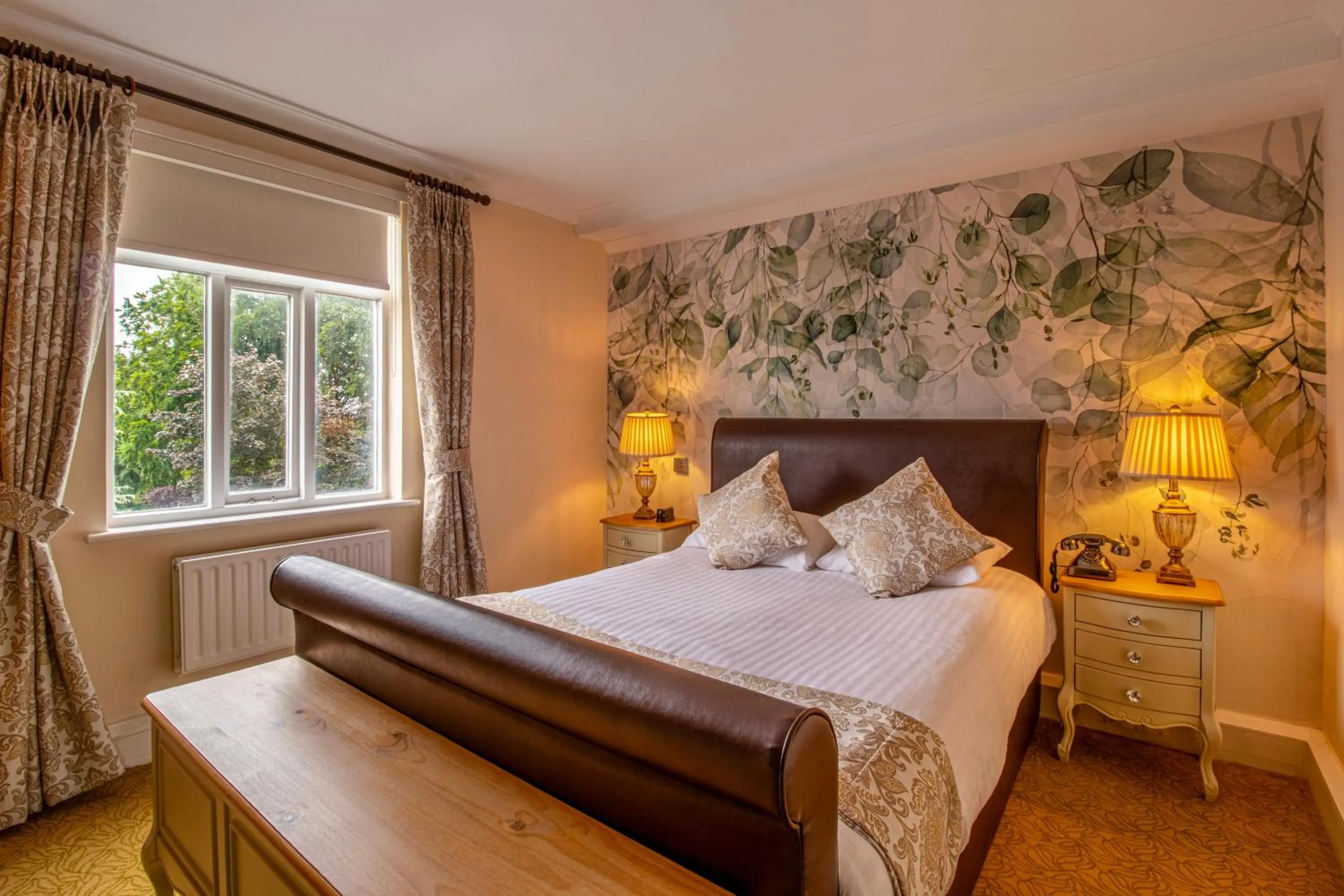 Bed in Hollins Hall Hotel, Golf & Country Club