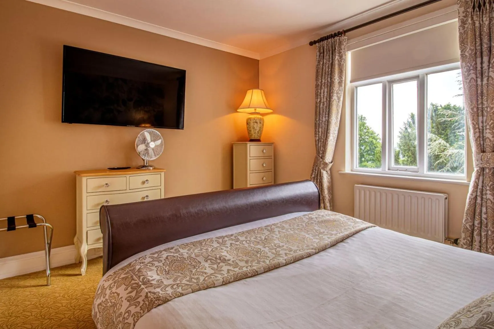 View (from property/room), Bed in Hollins Hall Hotel, Golf & Country Club