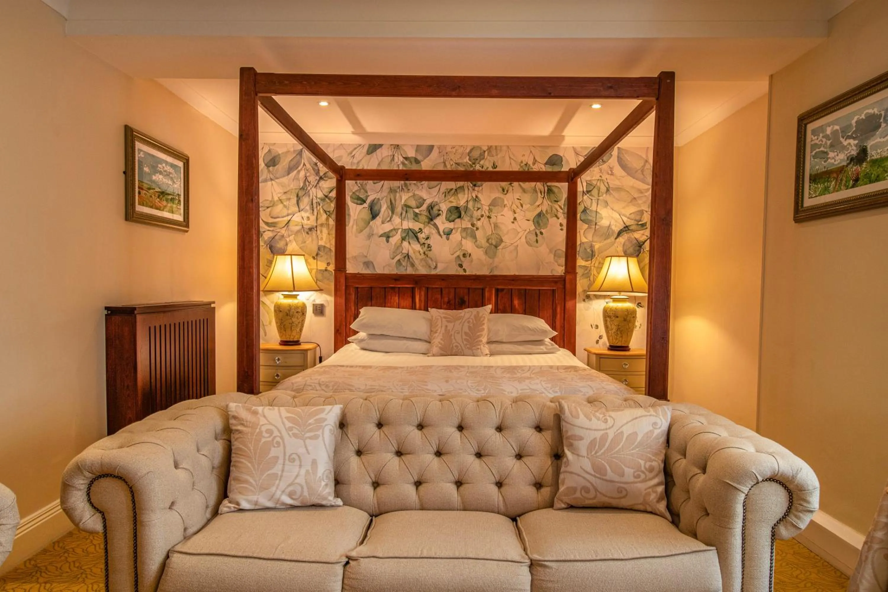 Bed in Hollins Hall Hotel, Golf & Country Club