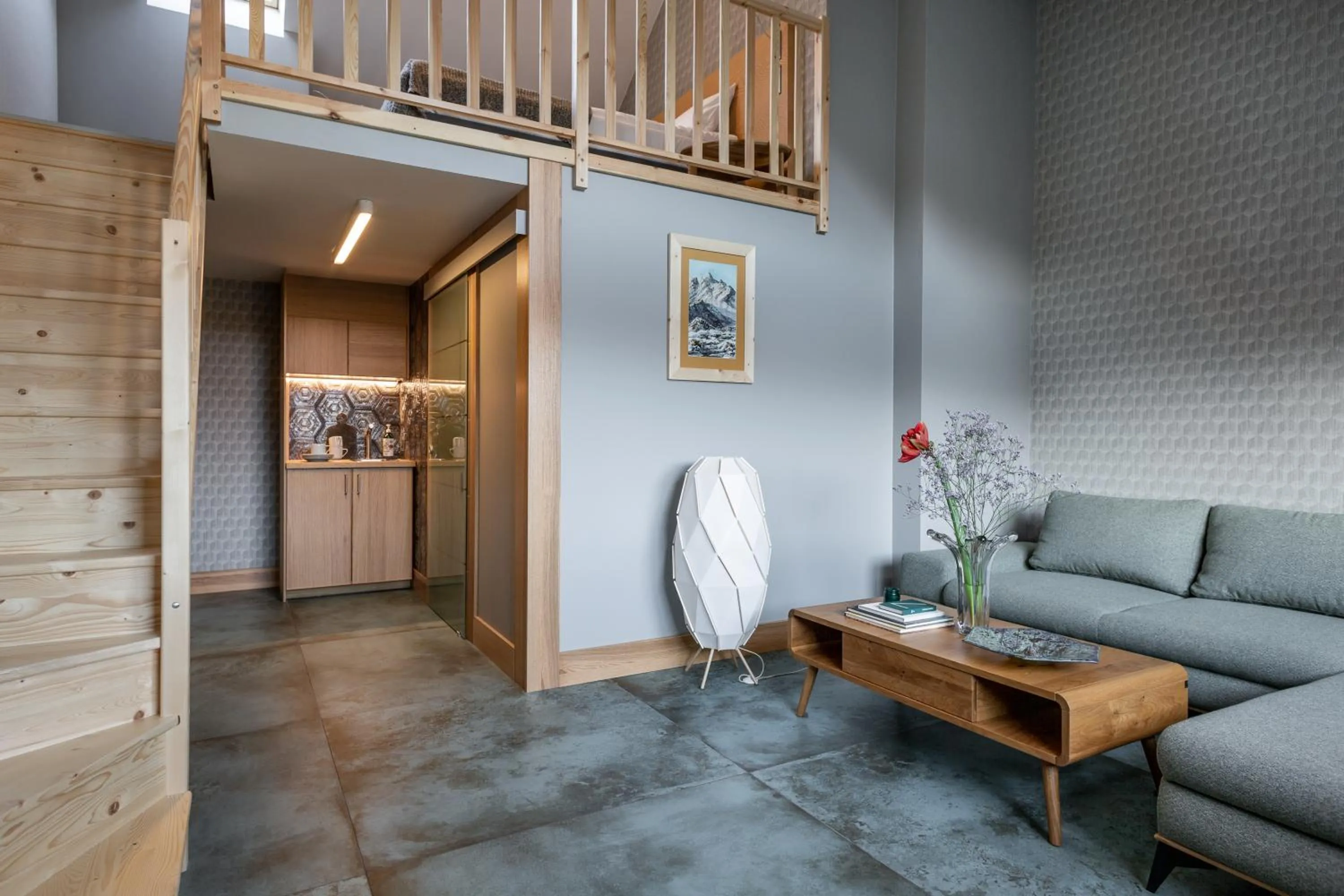 Seating area in Kamieniec 27 Bed & Breakfast