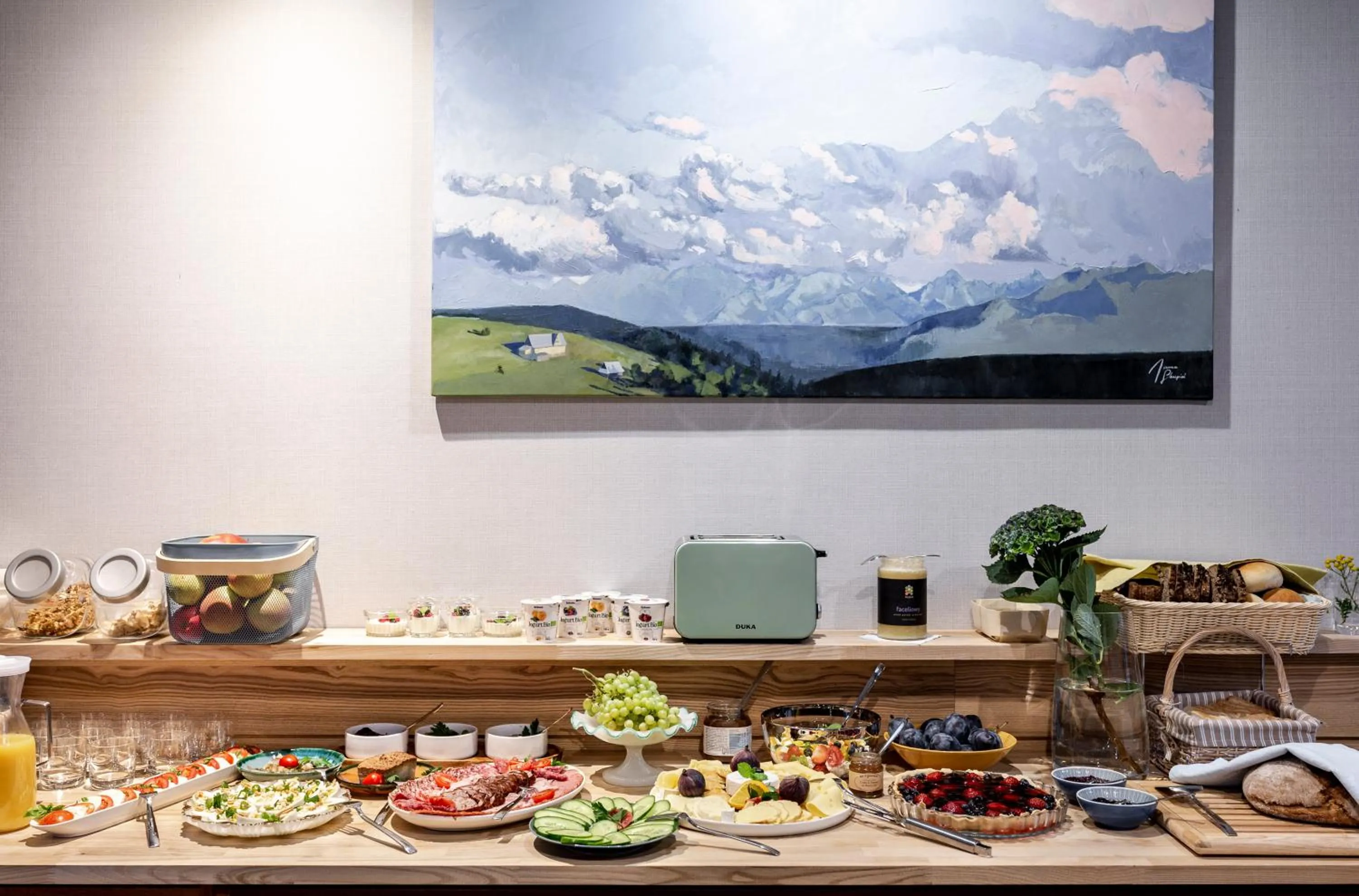 Continental breakfast in Kamieniec 27 Bed & Breakfast