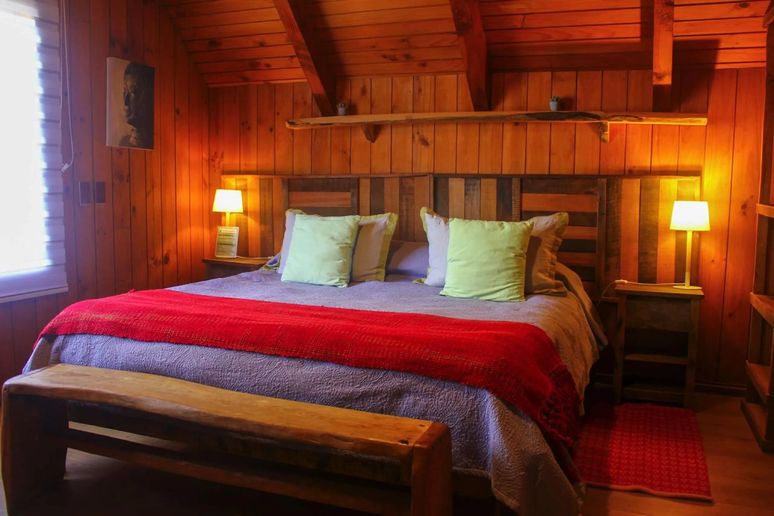 Bed in La Araucaria Hostería Boutique - Ex Lounge Brasil