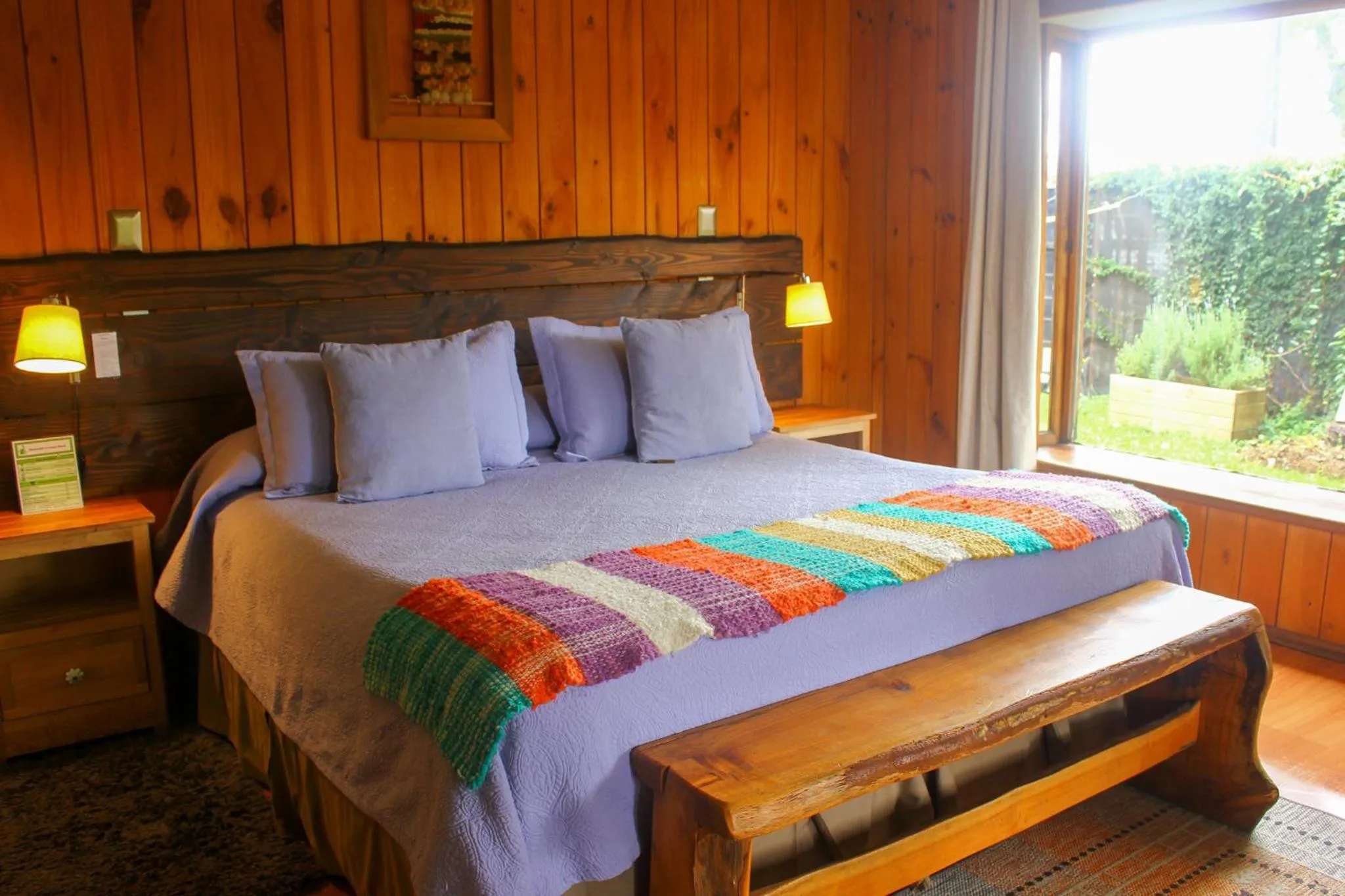 Bed in La Araucaria Hostería Boutique - Ex Lounge Brasil