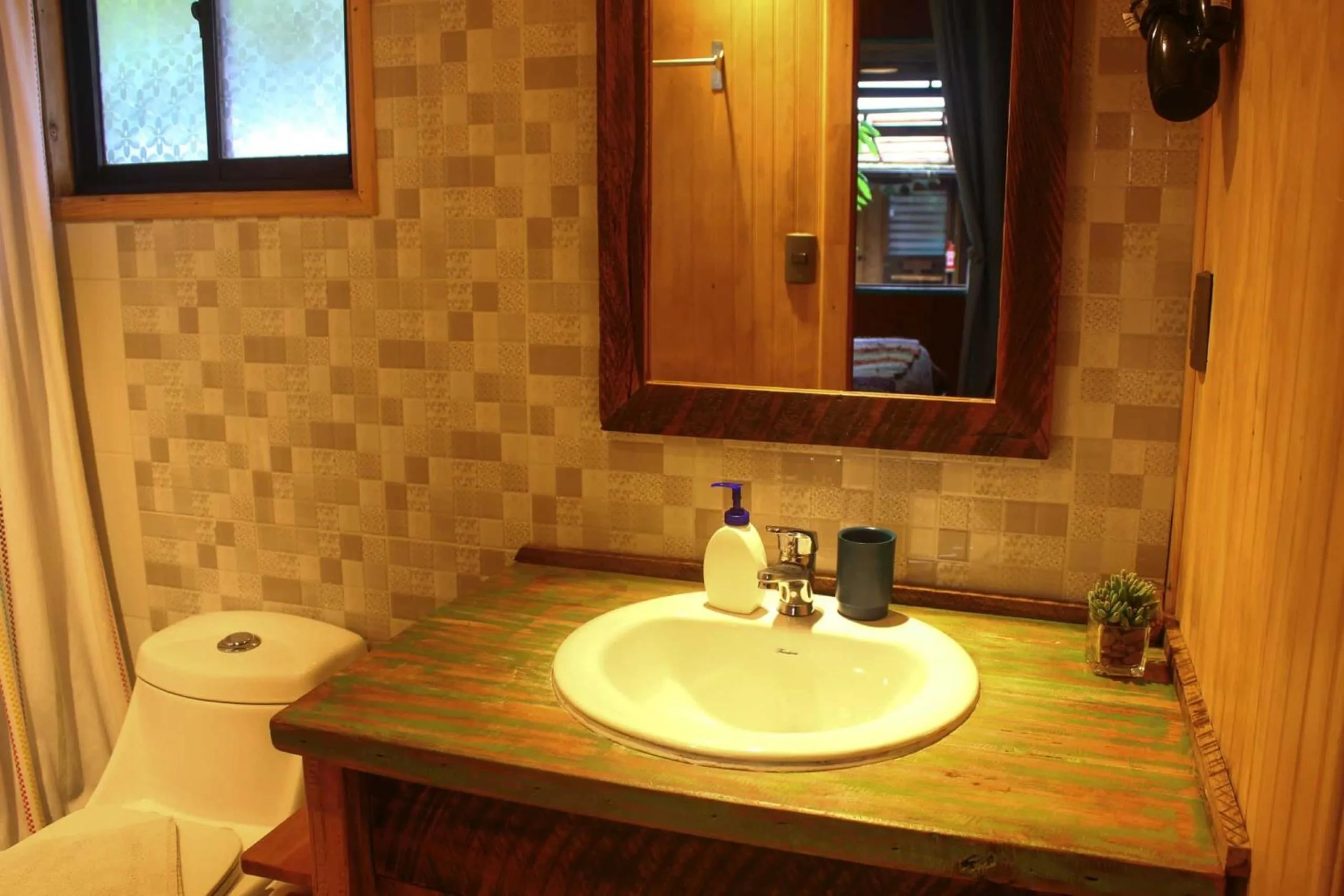 Bathroom in La Araucaria Hostería Boutique - Ex Lounge Brasil